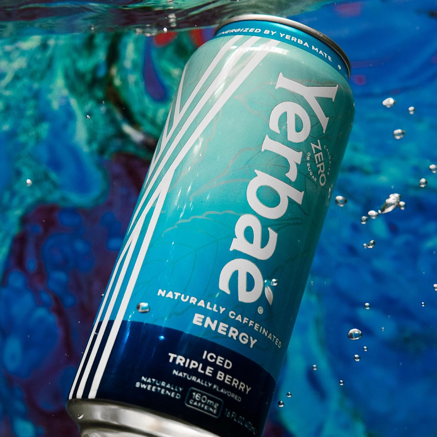 Yerbaé Energy Seltzer - Variety Performance Pack. No Sugar/Calories/Carbs. Energized by Yerba Mate Naturally Caffeinated Plant-Based, Healthy Alternative to Coffee/Sugary Sodas, Pack of 12, 12oz cans