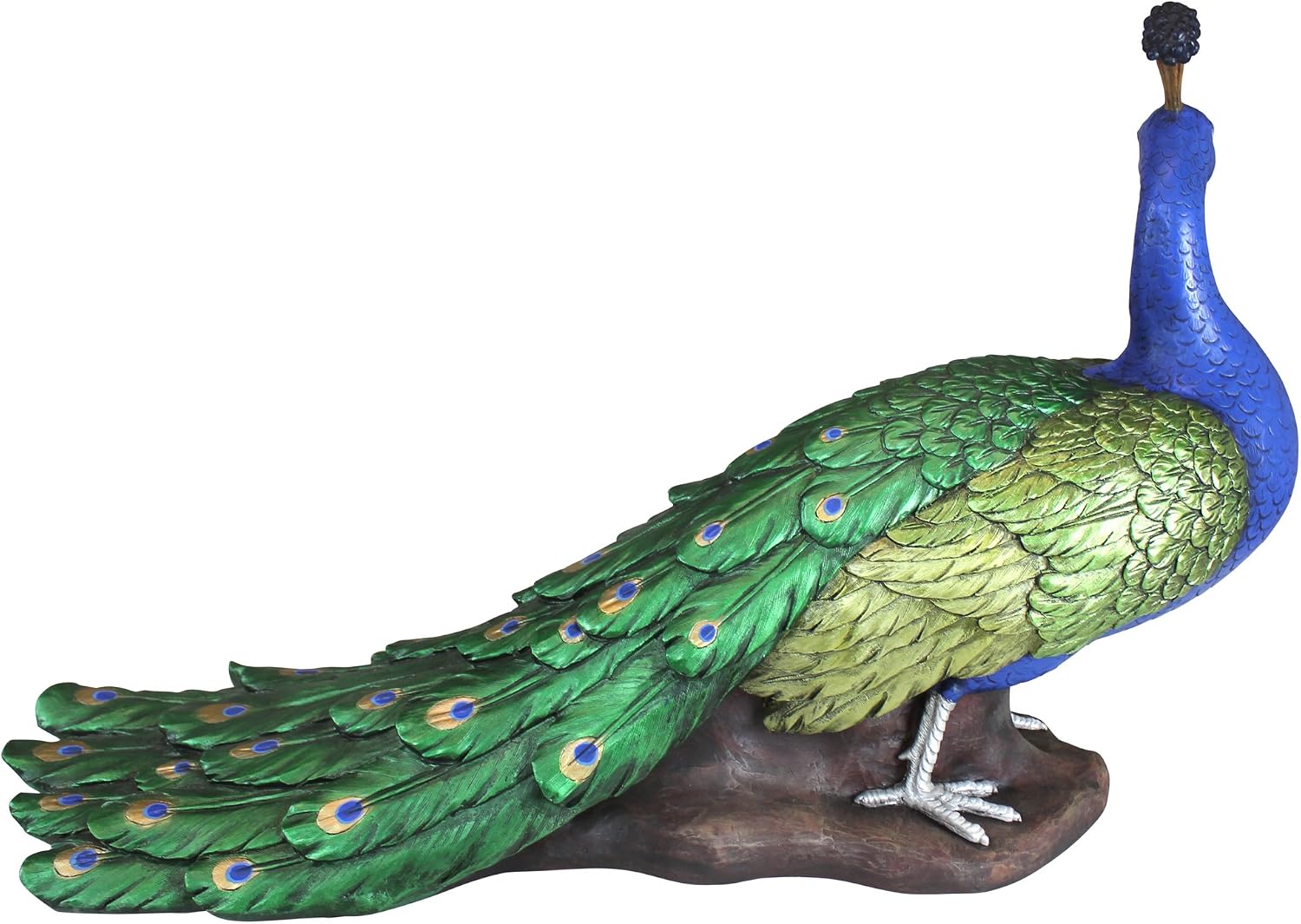 Design Toscano The Regal Peacock Garden Sculpture
