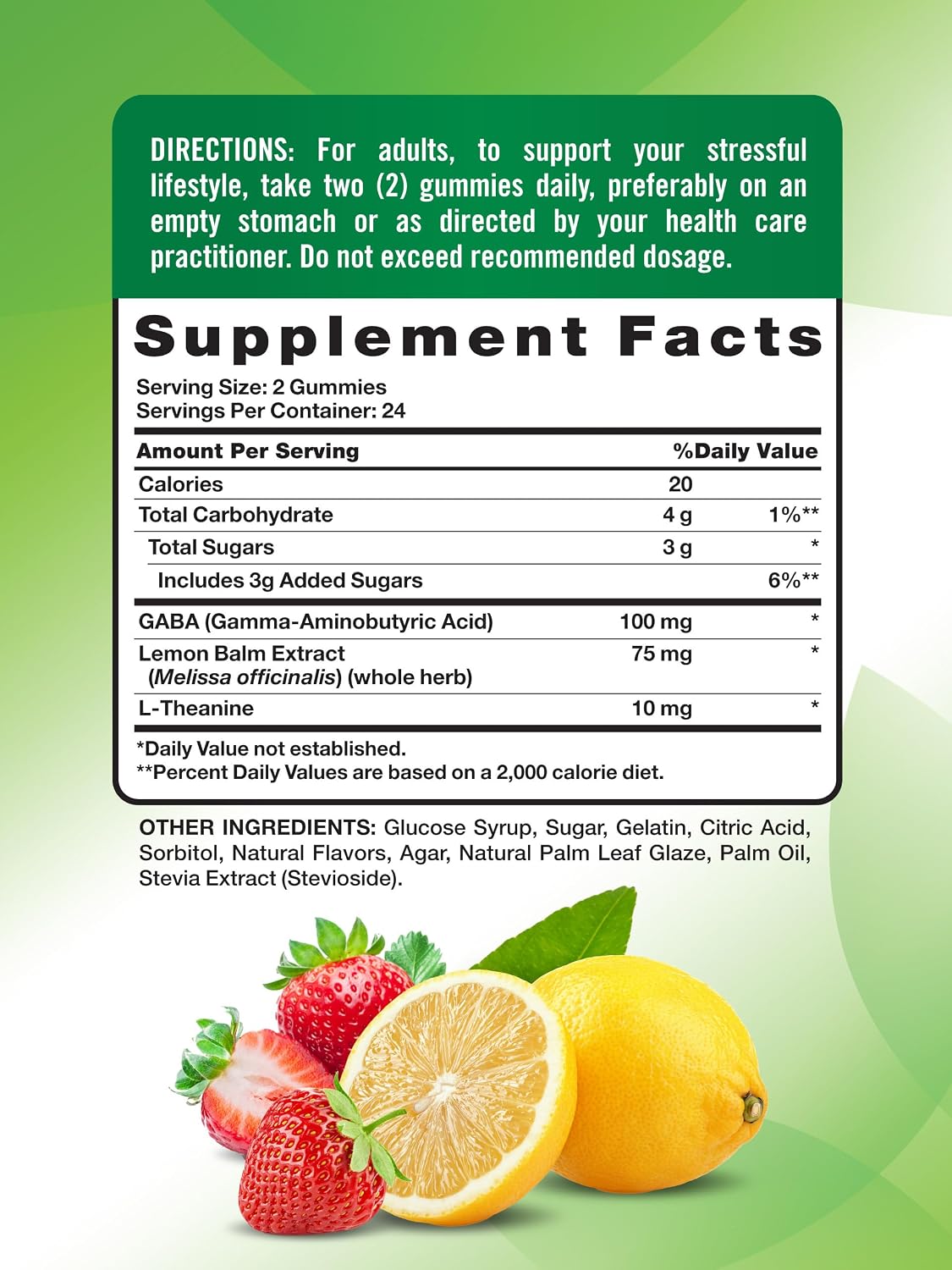 Nature's Truth Stress Relief Gummies for Adults