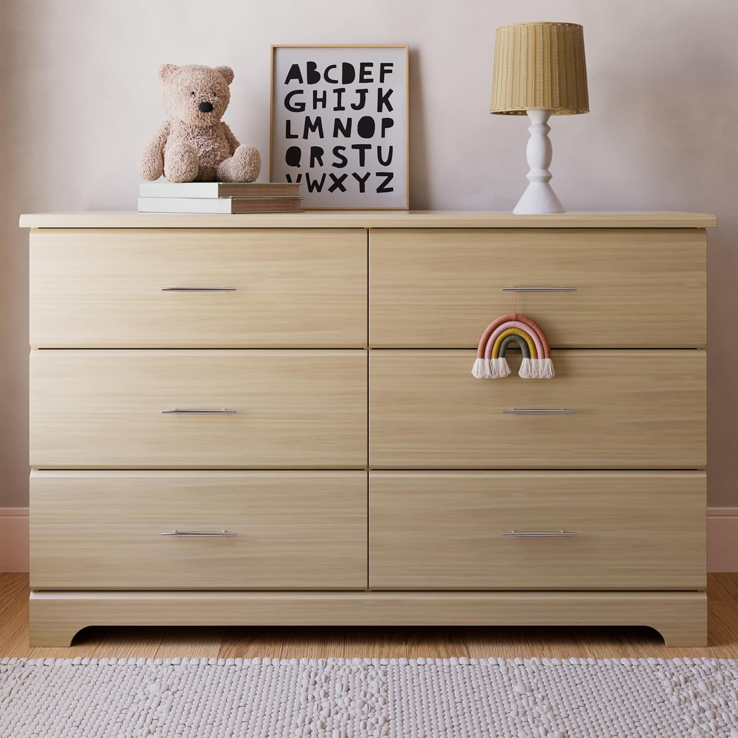 Storkcraft Brookside 2 Drawer Changing Table Dresser, Pebble Gray