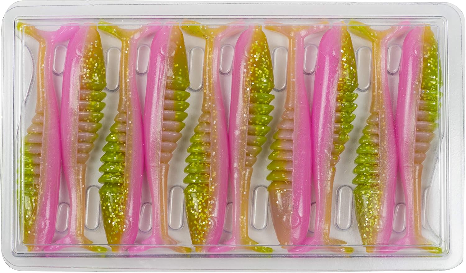 Bobby Garland Slab Hunt'R Soft Plastic Crappie Fishing Lure, 2.25 Inches, Pack of 10