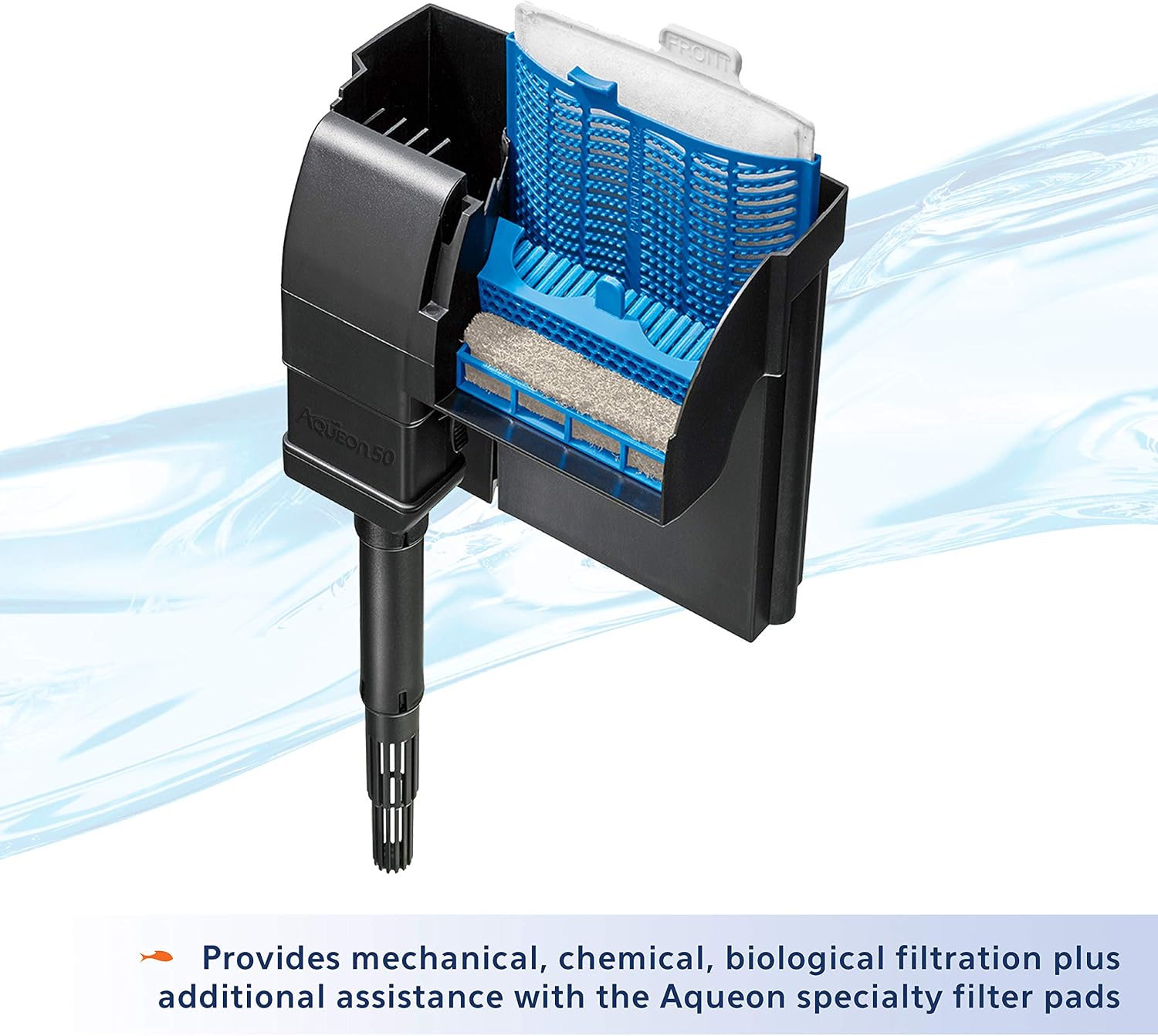 Aqueon QuietFlow 30 LED PRO Aquarium Fish Tank Power Filter For Up To 45 Gallon Aquariums