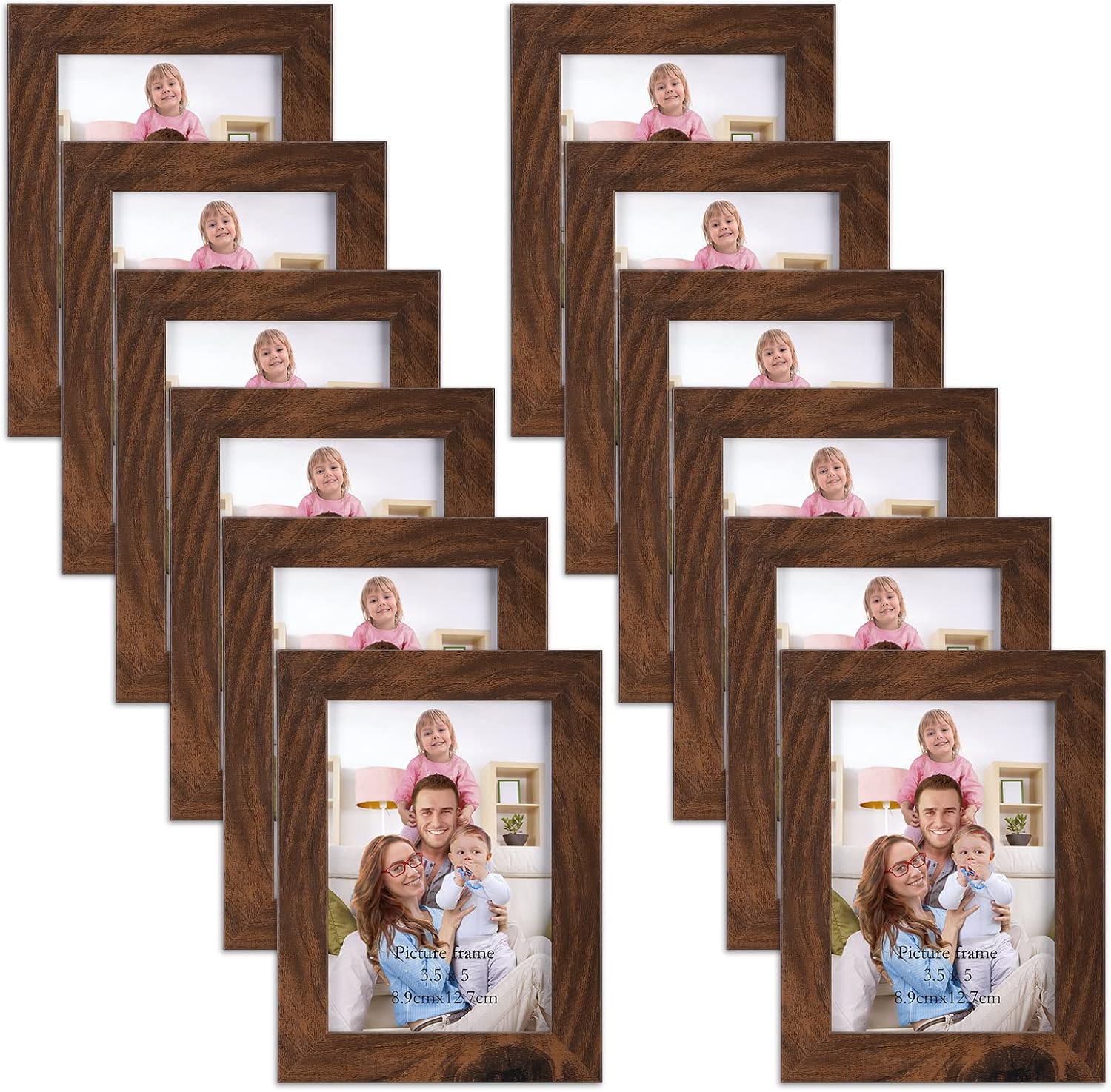 Giftgarden Black 8x10 Picture Frame Bulk, Multi 8 x 10 Photo Frames Set for Wall Hanging or Tabletop, 12 Pack