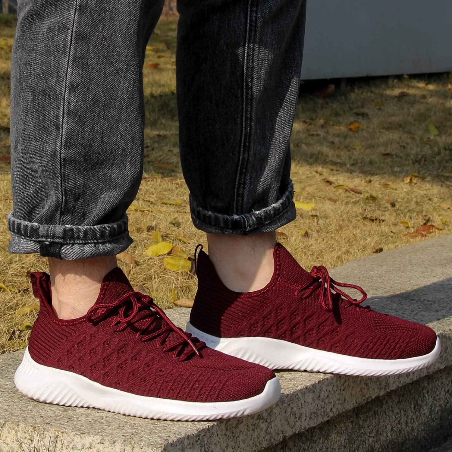 Feethit Mens Slip On Walking Shoes Mens Running Shoes Tennis Sneakers