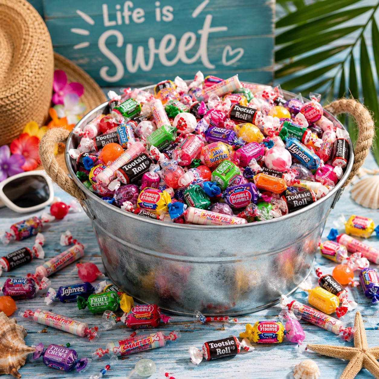 Fun Express Bulk Candy Variety Pack 30 lb, Approx 3000 Pieces | Individually Wrapped Assorted Candy, Halloween Trick Or Treat, Party Favors