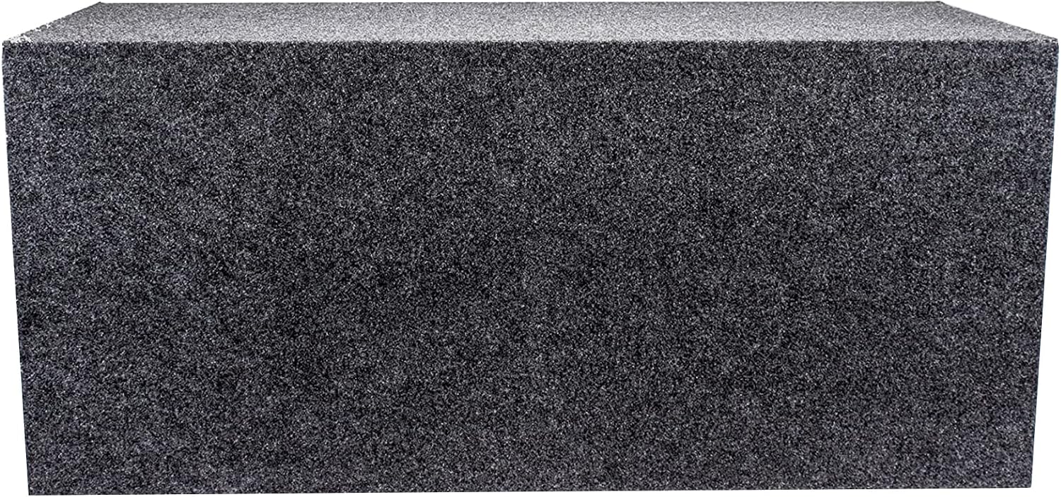 QPower QSMBASS15 Dual 15" Carpet Subwoofer Sub Box Sealed Speaker Enclosure