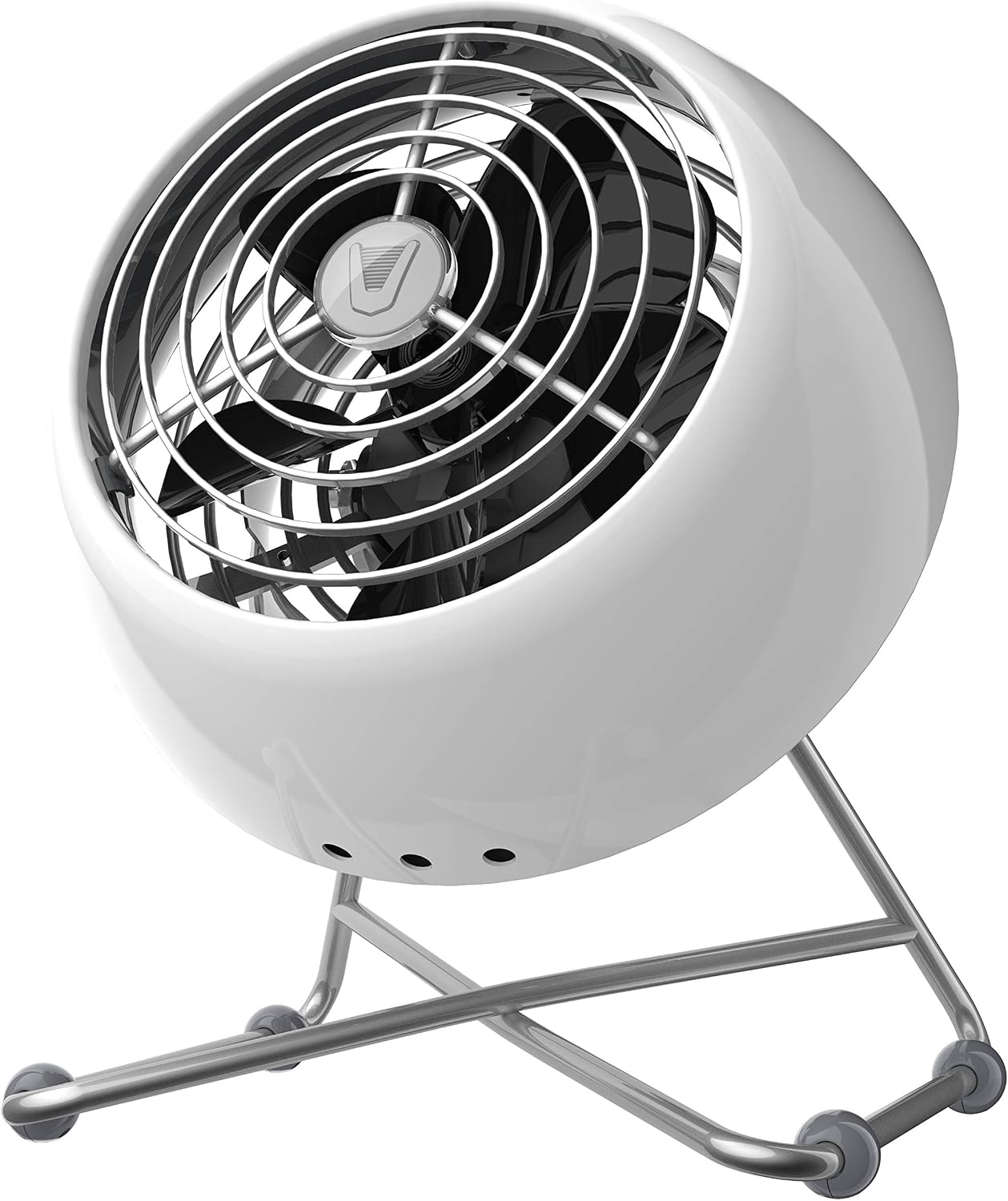 Vornado VFAN™ Mini Modern Personal Desk Fan with 2-Speed Control, Adjustable Tilt, Quiet Metal Air Circulator for Office, Bedroom, Dorm