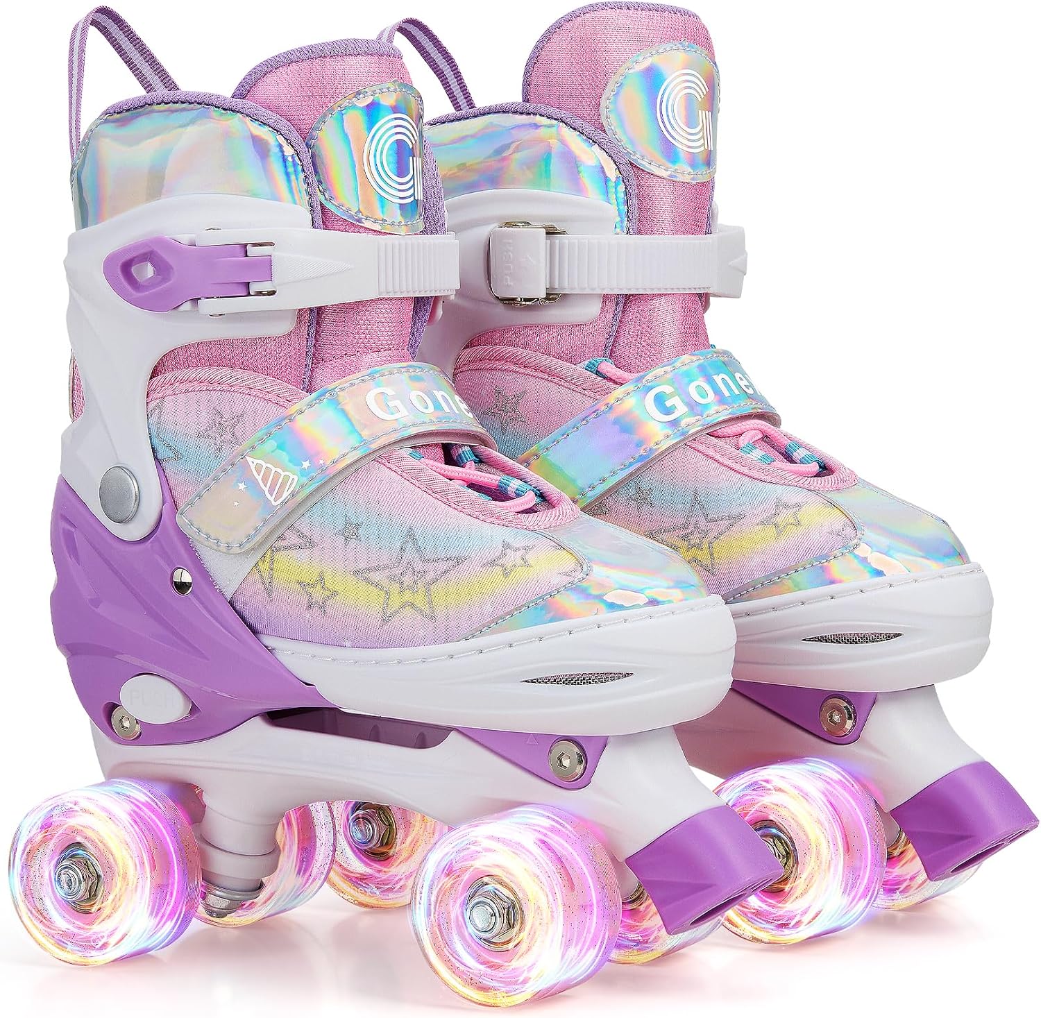 Gonex Roller Skates for Girls Kids Women with Light-Up Wheels