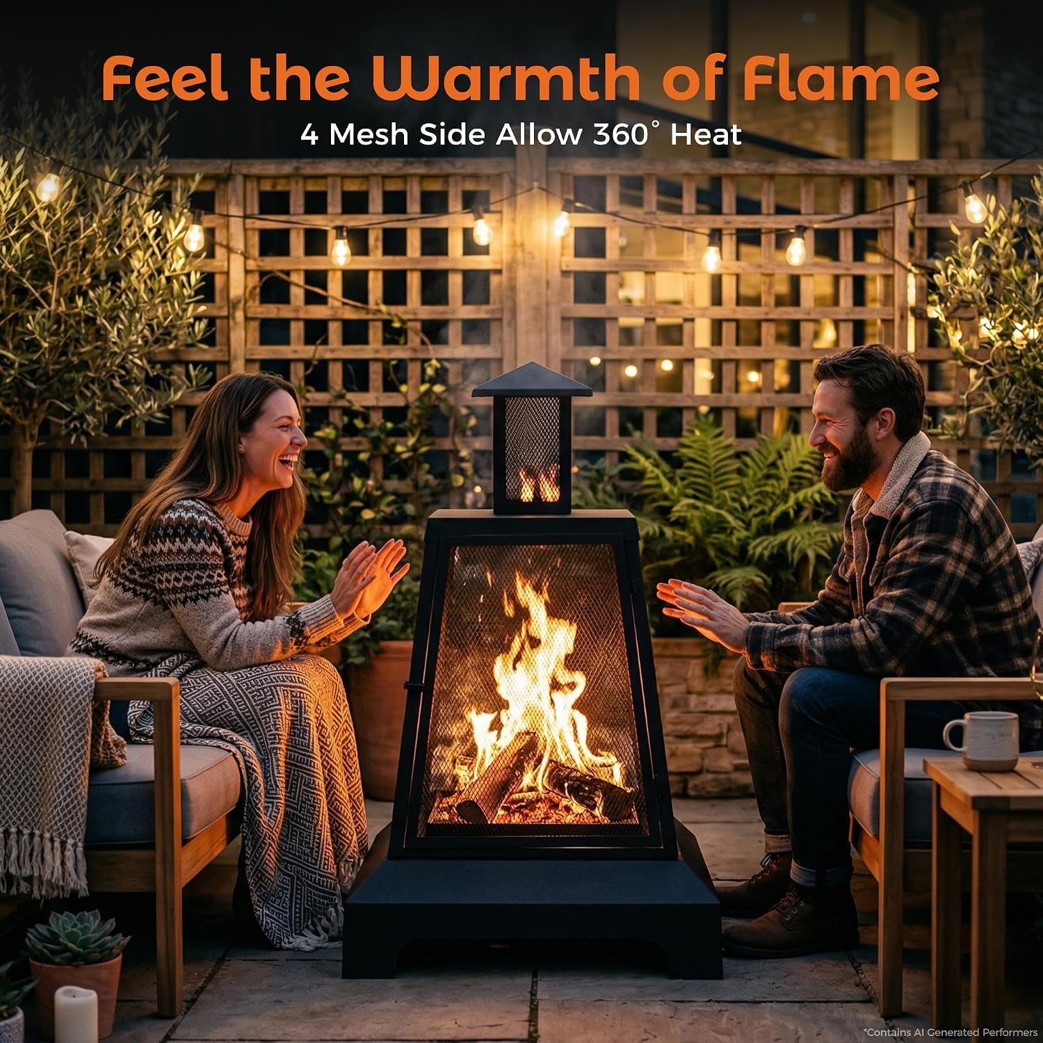 BALI OUTDOORS 28 inch Fire Pit Outdoor