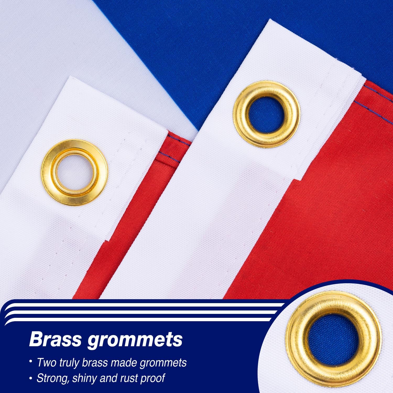 Nicaragua Flag 3x5 ft Outdoor Bandera de Nicaragua Nicaraguan National Flag | Double Sided 3 Ply Heavy Duty Polyester Banner with Brass Grommets for Home and Outdoor Decoration, 4 Rows Stitching