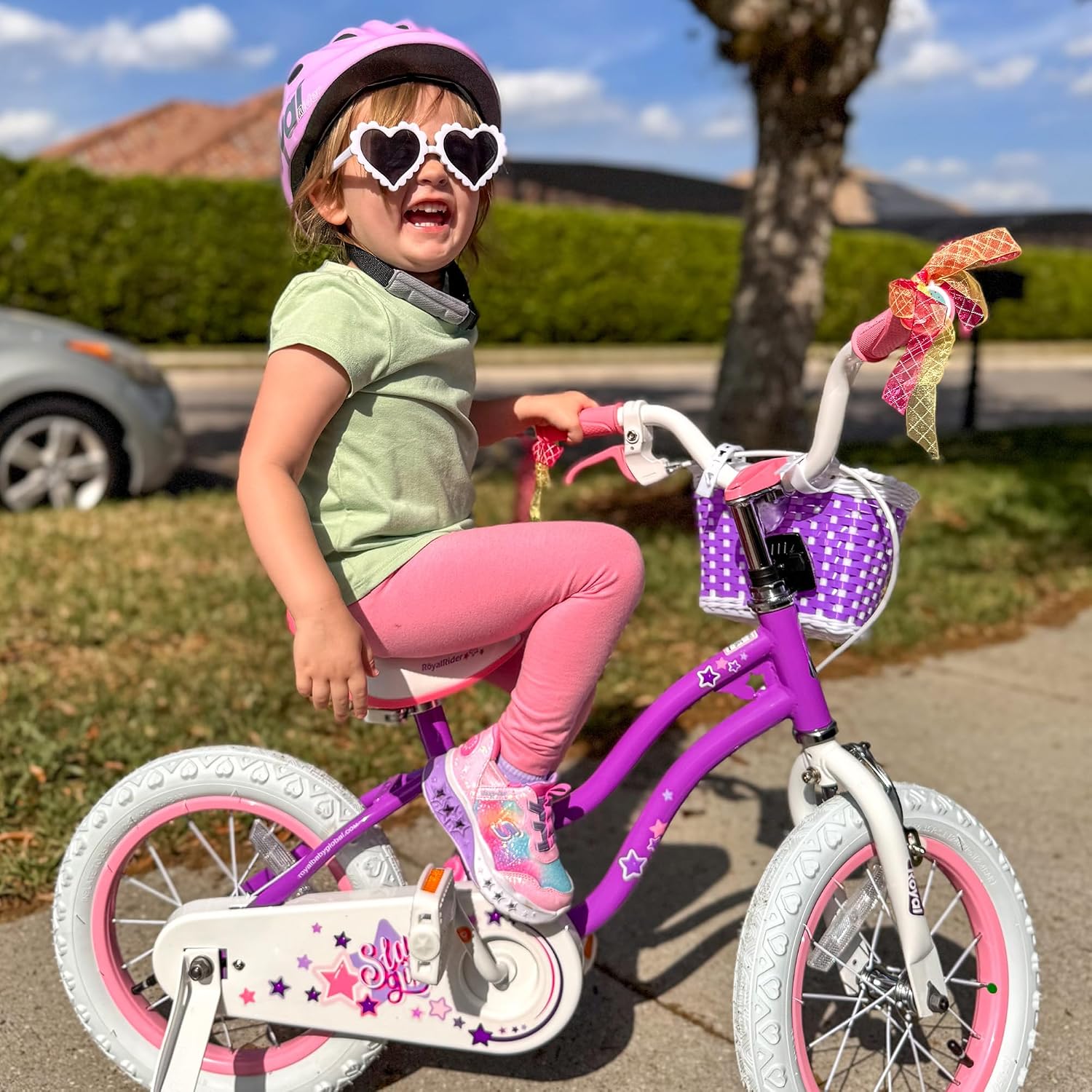 RoyalBaby Girls Bike Classic & EZ Kids Bike, Balance and Pedal Bicycle, 12 14 16 18 20 Inch Toddlers to Big Kids 3-10 Years