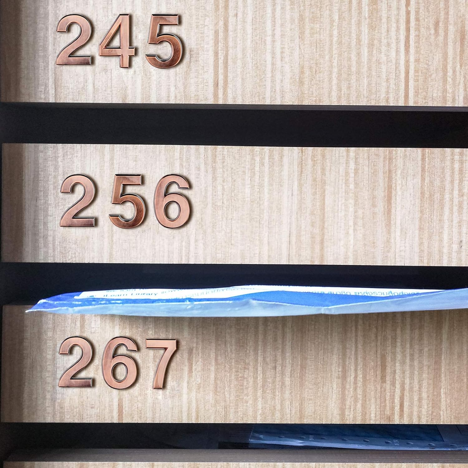 20 Pieces House Numbers Mailbox Numbers 0-9, 3D Door Address Numbers Self Adhesive Mailbox Numbers Sticker or House, Apartment, Office, Hotel Room