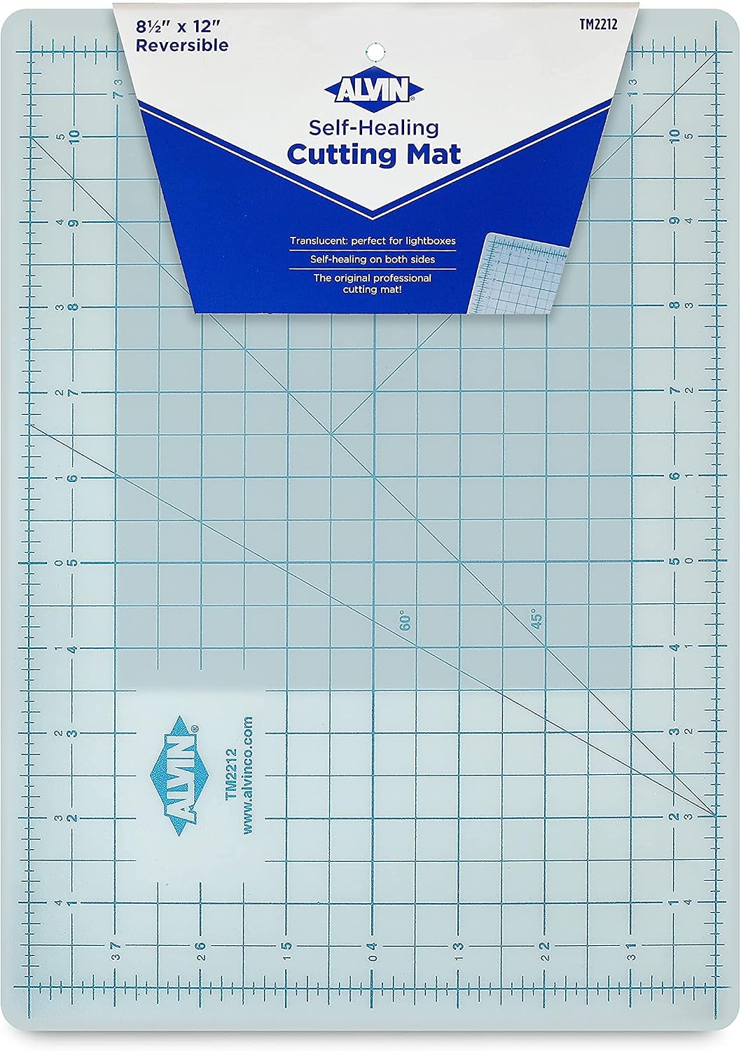 Alvin, TM Series Translucent Professional Cutting Mat, Self-Healing, Great for Lightboxes, Safe with Rotary or Utility Knife - 24 x 36 inches