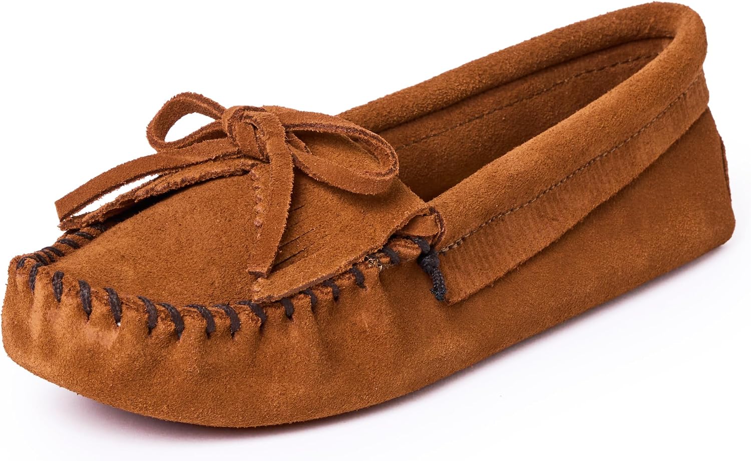 Minnetonka Women's Kilty Suede Softsole Moccasin