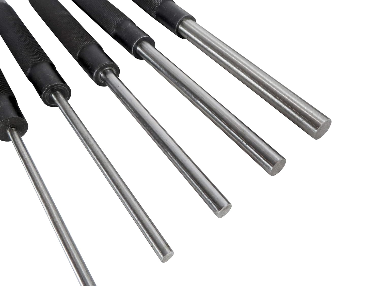 Taytools 466125 18 Piece Roll Pin Punch Set with 8 Inch Long and 4 Inch Short Pins, Includes Sizes 1/16 Through 3/8 Inch
