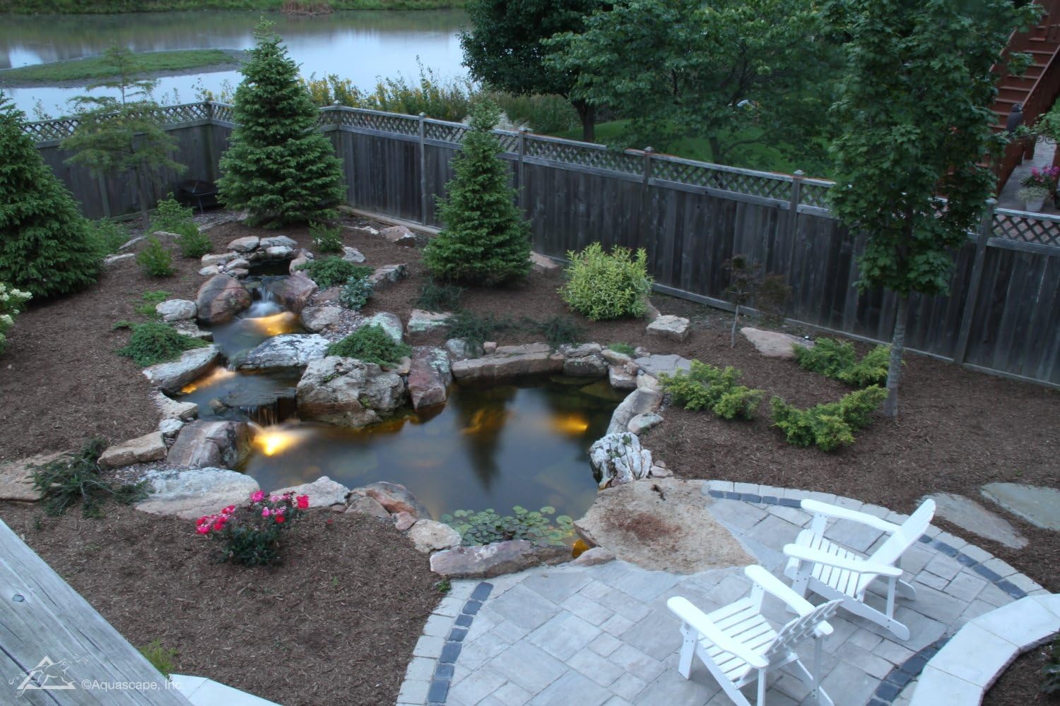Aquascape 45 Mil EPDM Pond Liner 8 ft x 10 ft, Heavy-Duty Fish-Safe Liner for Ponds, Waterfalls, Fountains, and Water Gardens