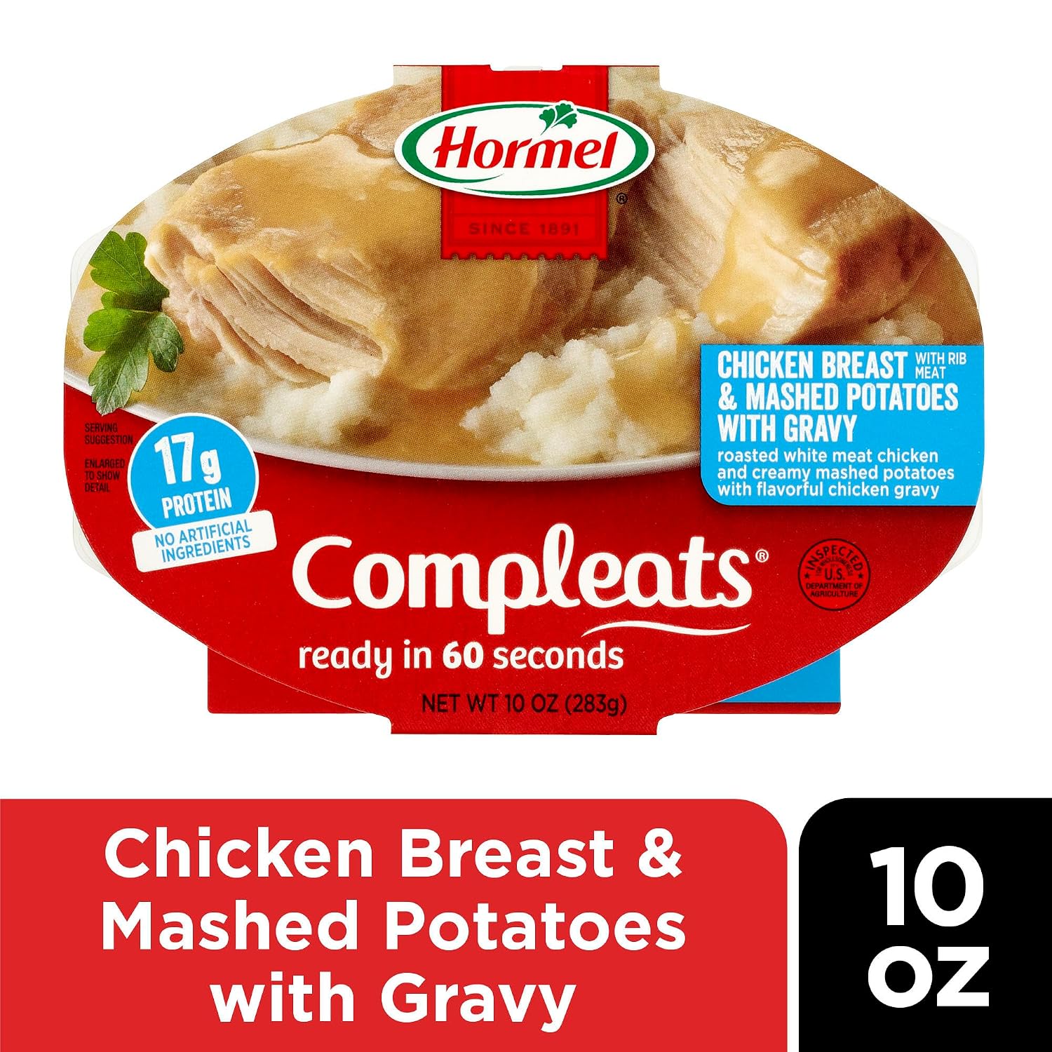HORMEL COMPLEATS Turkey & Dressing Microwave Tray, 10 oz. (6 Pack)