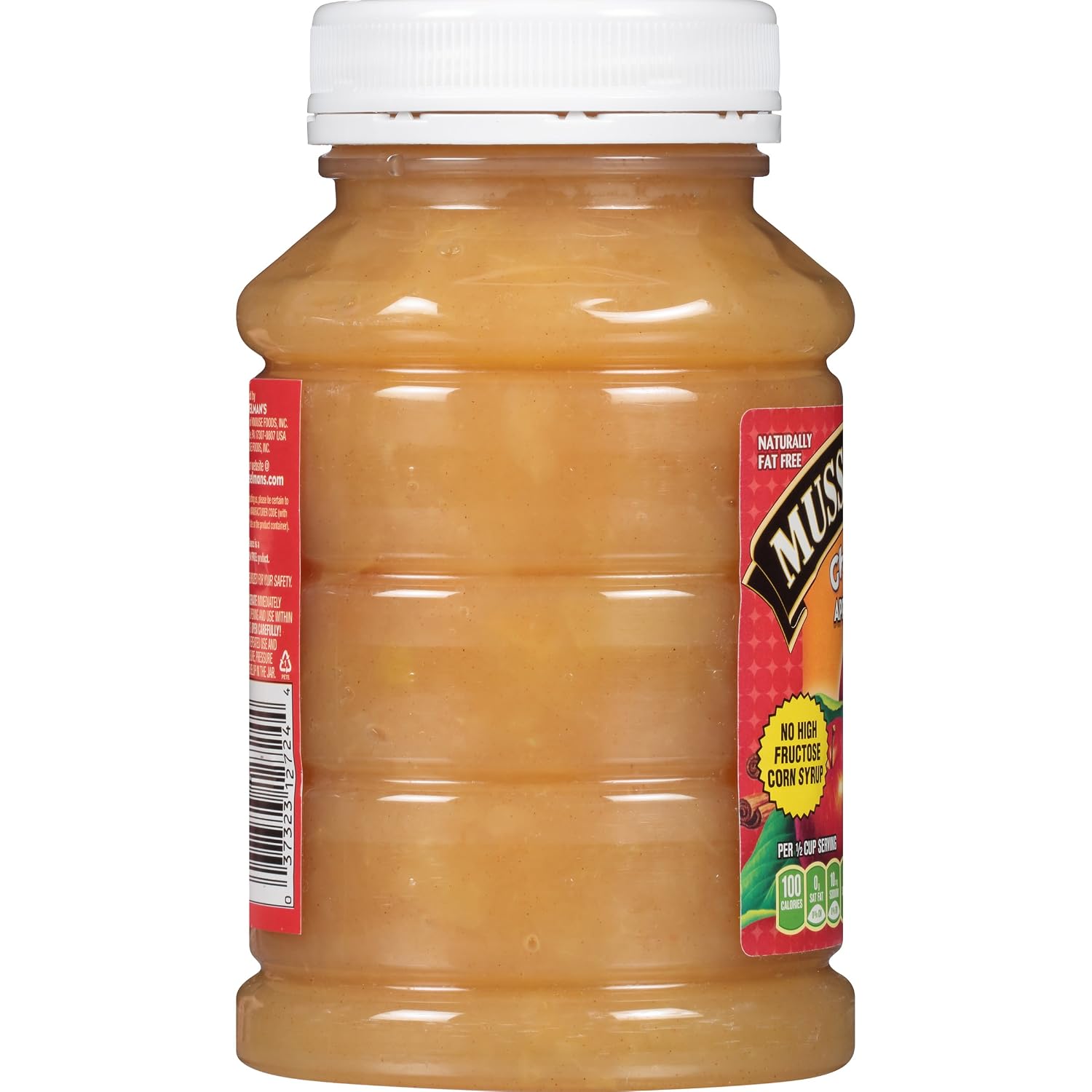 Musselman's Home Style Chunky Apple Sauce - low calorie, gluten free snack, low sodium, kosher, fat-free, no cholesterol, no high fructuse corn syrup, from 100% fresh American Grown Apples. (24oz x 12)