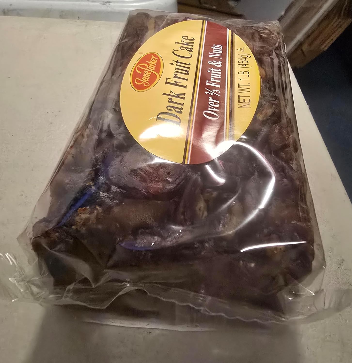 Jane Parker Fruitcake Dark Fruit Cake 1 pound (16 Ounce) Loaf