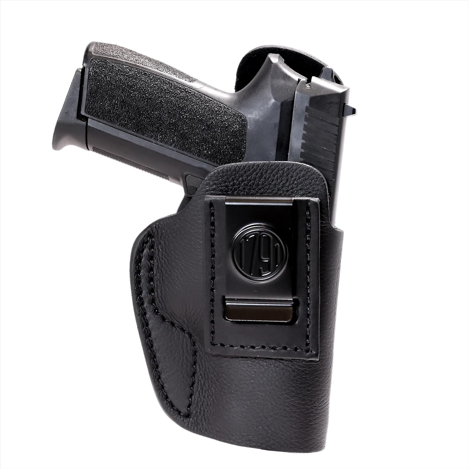 1791 Gunleather IWB Holster Fits H&K VP9SK, P2000, 45c, Sig P320c, P229c | Right-handed soft leather holster also fits H&K 45c, USPc, P30, CZ P10C, FN 509, Glock 45, Sig M18, M11-A1, Walther PDP