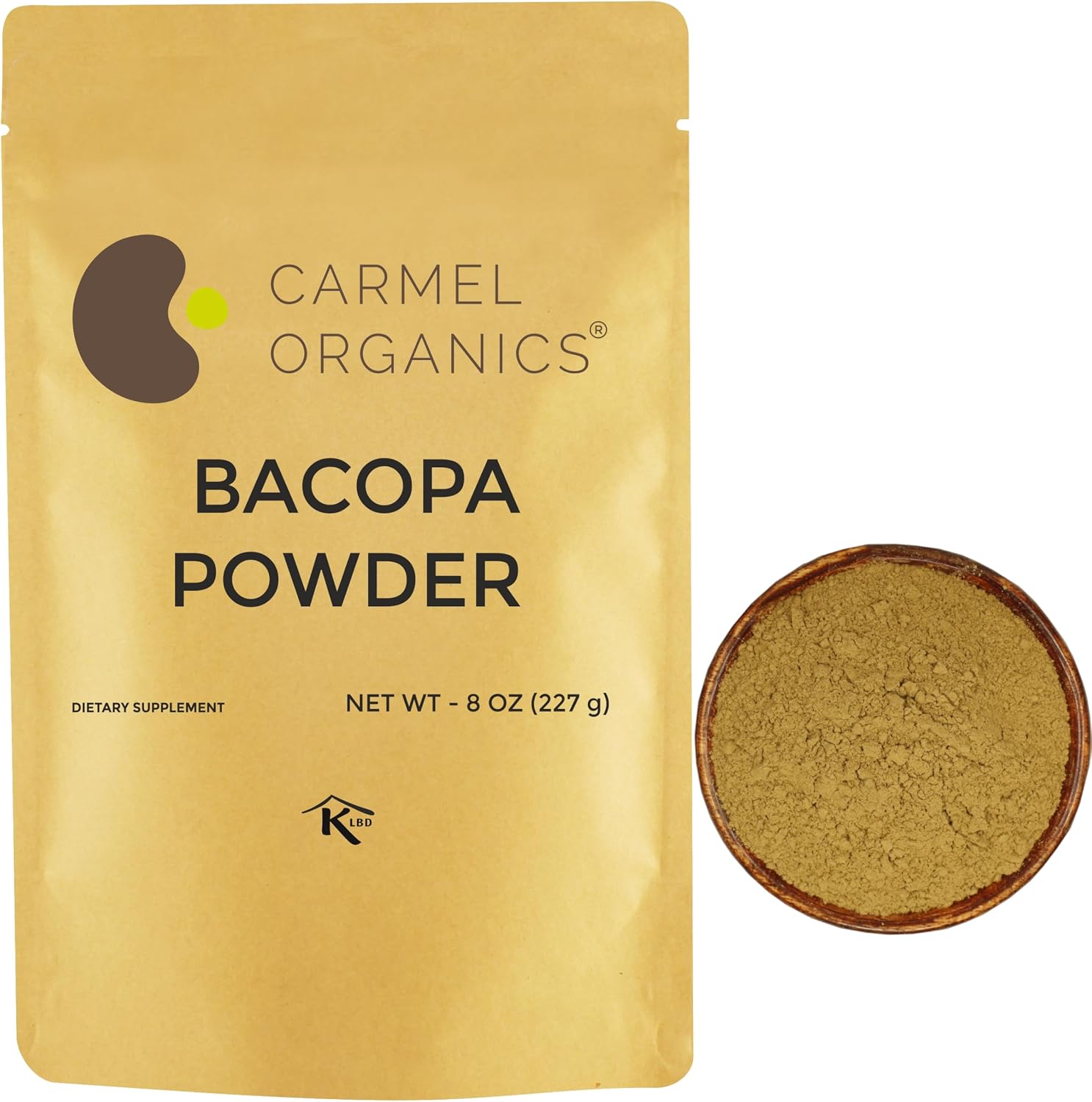 CARMEL ORGANICS Organic Ashwagandha Root Powder 8 Ounce