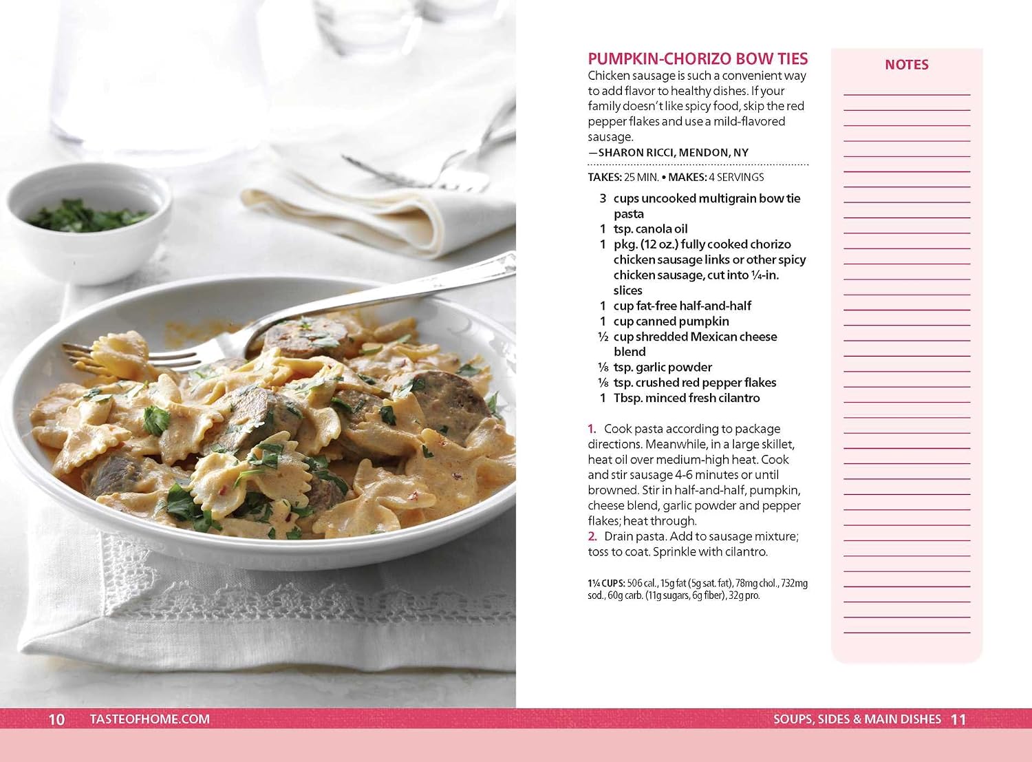 Taste of Home Pumpkin Mini Binder: 101 Fall Recipes for Desserts, Soups, and More (TOH Mini Binder)