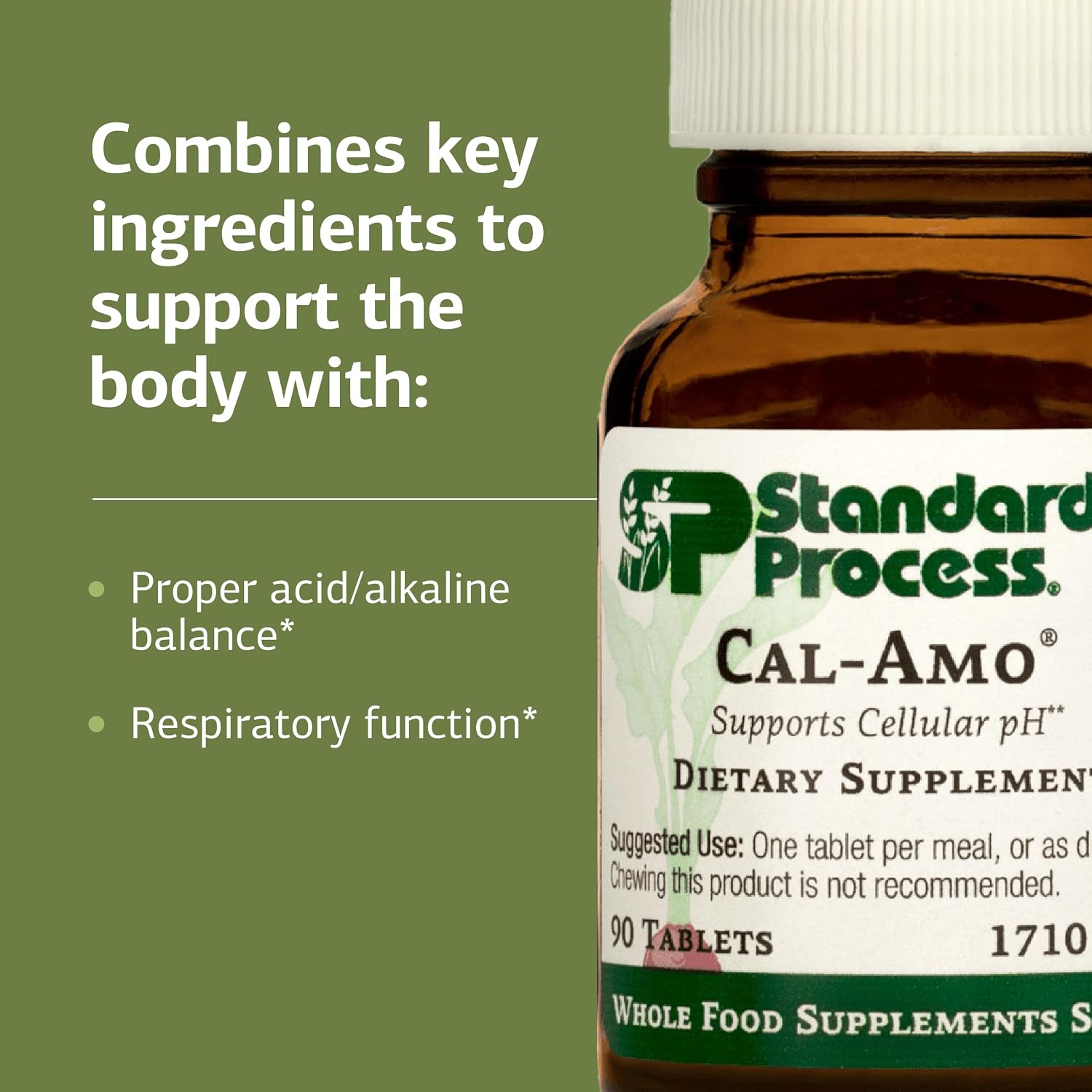 Standard Process Cal-Amo - Cellular Health Support Supplement - Lung Support Supplement with Calcium & Chloride - Support Healthy Respiratory