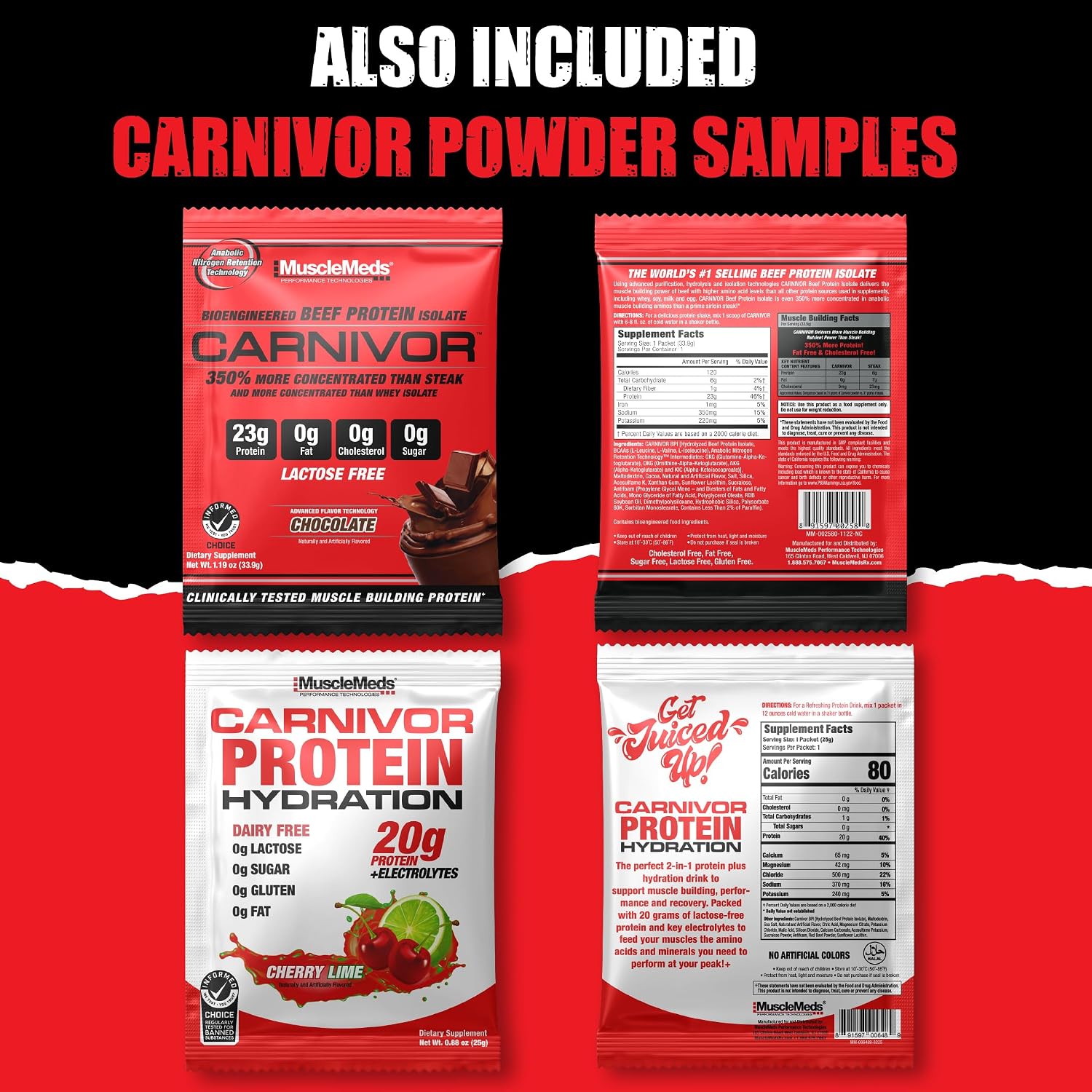 MuscleMeds Carnivor RTD, Ready to Drink Protein, Lactose Free, Sugar Free, 40g Isolate Protein, Muscle Building, Recovery, Chocolate, 16.9 Fl Oz (Pack of 12)