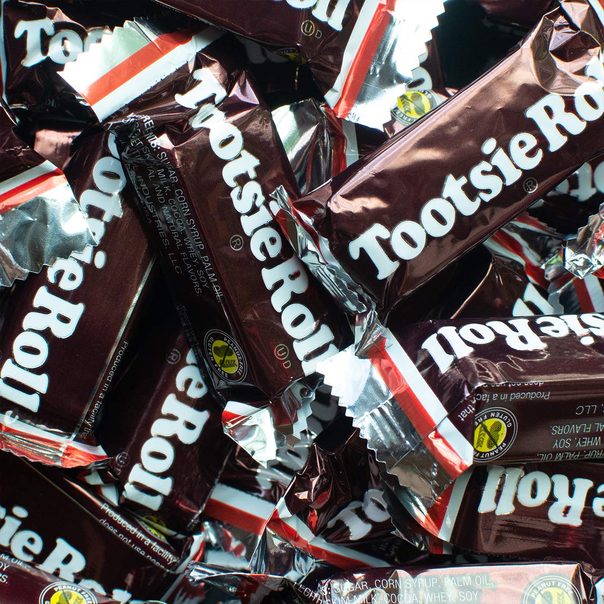 Tootsie Roll Snack Bars, Individually Foil Wrapped Candy - 14.5oz Bag