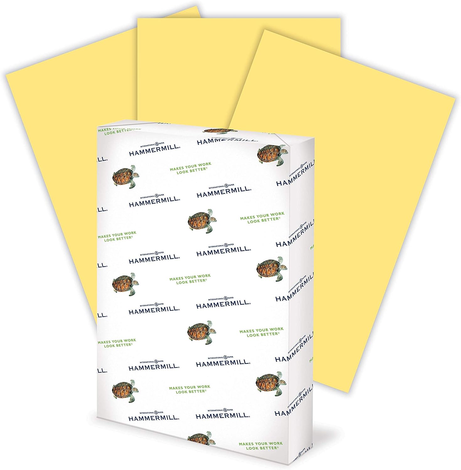 Hammermill Colored Paper, 20 lb Ivory Printer Paper, 8.5 x 11 - Made in the USA, Pastel Paper, 103176R - 1 Ream (500 Sheets)