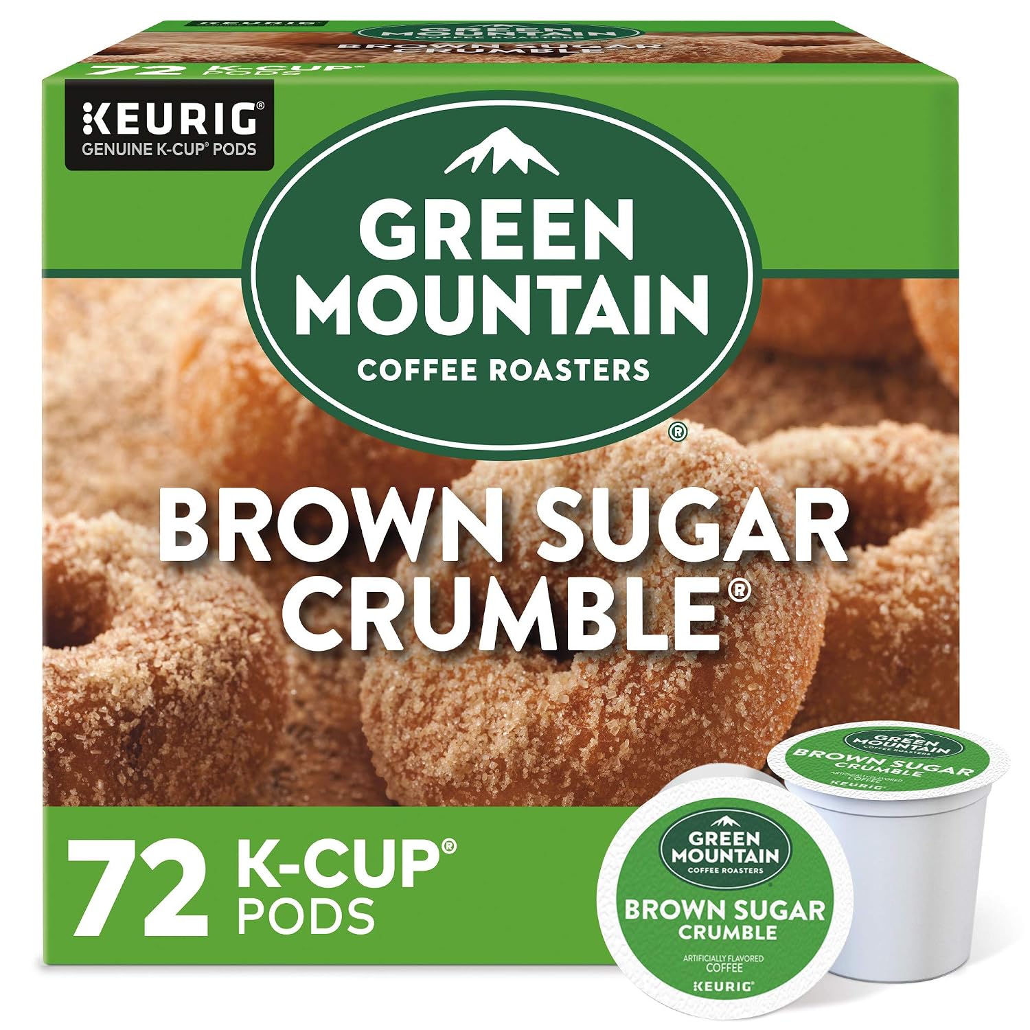 Green Mountain Coffee Roasters Island Coconut, Single-Serve Keurig K-Cup Pod, Flavored Light Roast Coffee, 24 Count (Pack of 1)