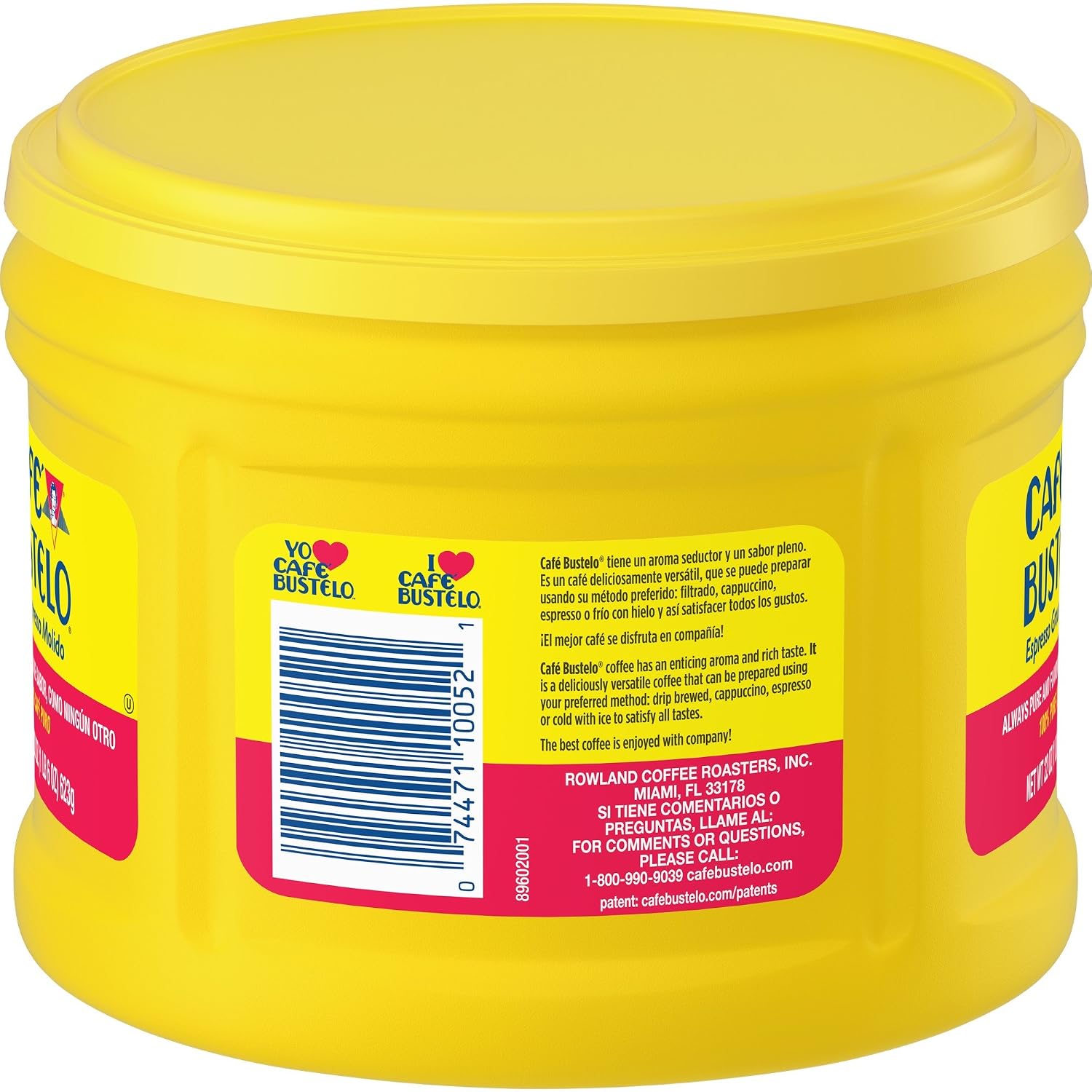 Café Bustelo, Espresso Style Dark Roast Ground Coffee, 10 oz. Can | Packaging May Vary