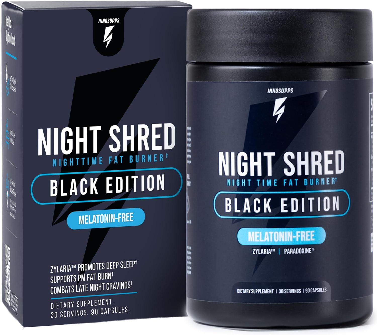 Night Shred Night Time Fat Burner & Natural Sleep Support, 30 Servings