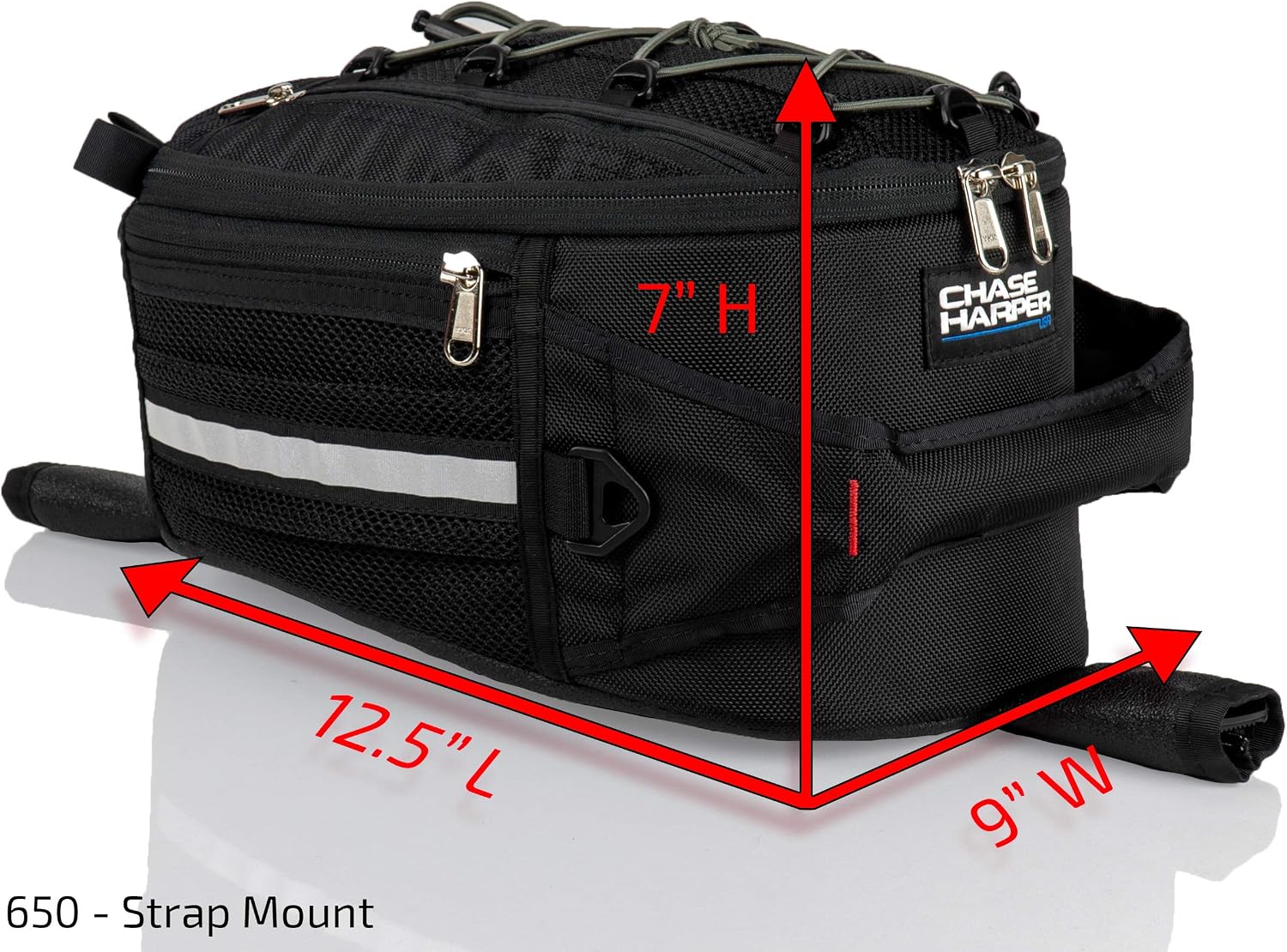 650M Magnetic Tank Bag - Water-Resistant, Tear-Resistant, Industrial Grade Ballistic Nylon with Anti-Scratch Rubberized Polymer Bottom, Super Strong Neodymium Magnets