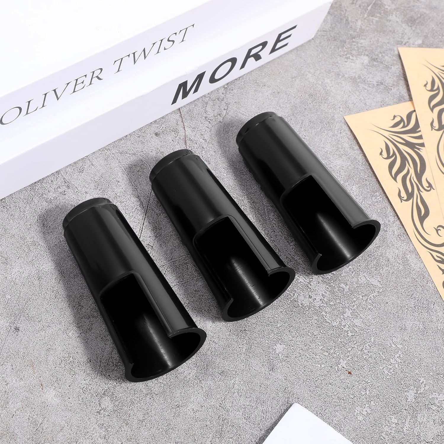 4 Pack Alto Saxophone Mouthpiece Cap, Plastic Alto Sax Mouthpiece Protective Cap Replacement Mouth Piece Protective Cover for Sax, Clarinet