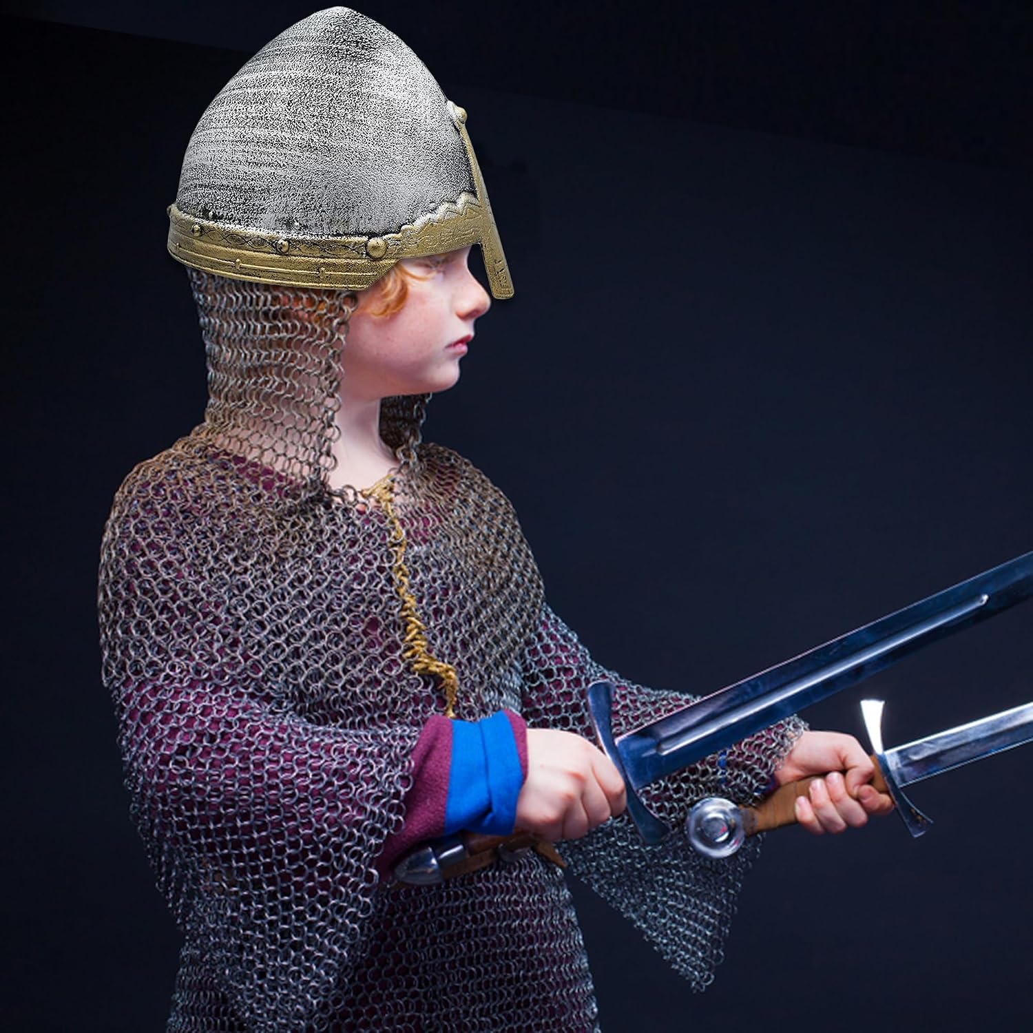 Nicky Bigs Novelties Knight Helmet, Medieval Helmet, Crusader Helmets, Crusader Costume Helmets, Knight Costume