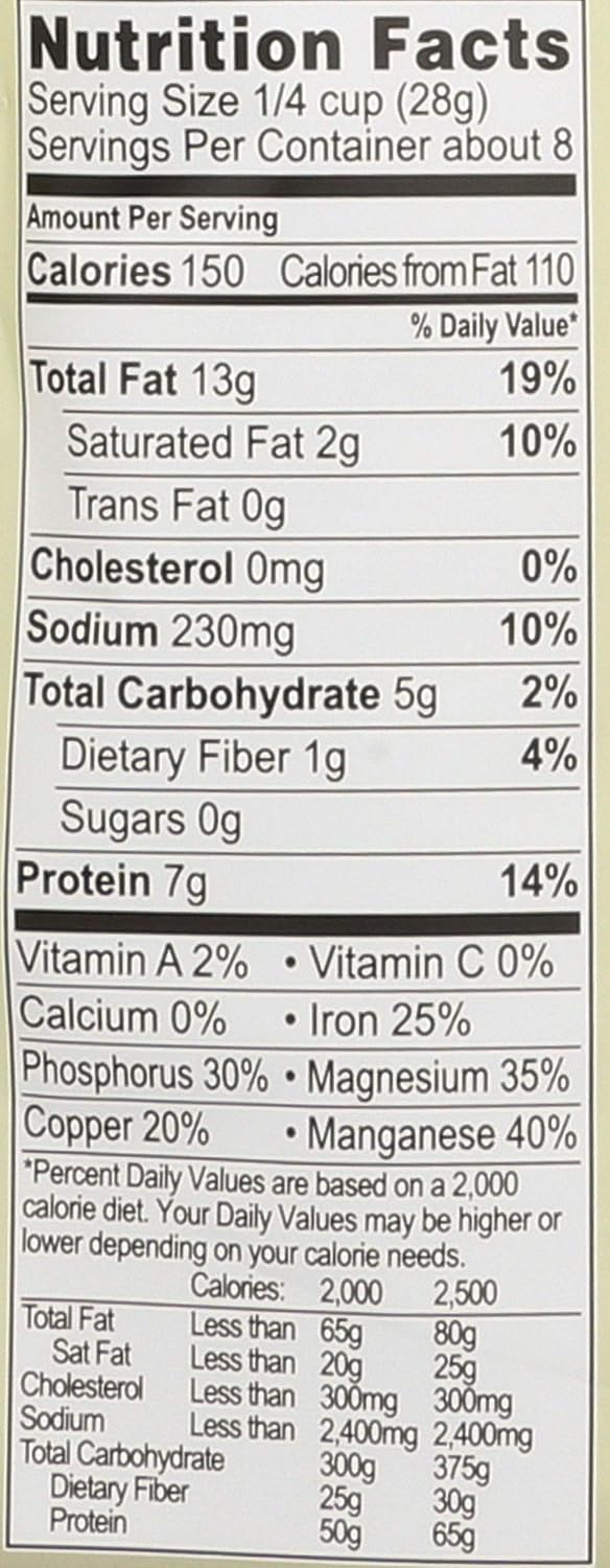 Living Intentions Organic Sprouted Pumpkin Seeds: Salted – NonGMO – Gluten Free – Vegan –Kosher – Paleo - 8 Ounce Unit