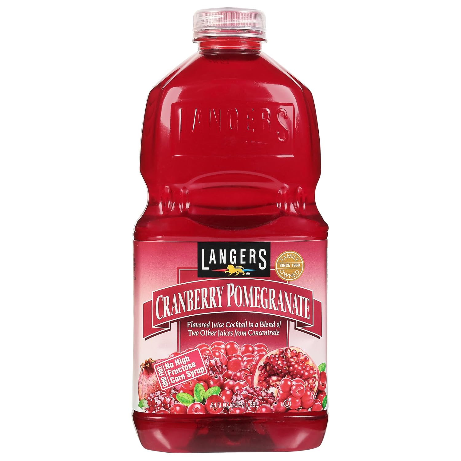 Langers Juice Cocktail, Pineapple Orange Guava, 15.2 Fl Oz (Pack of 12)