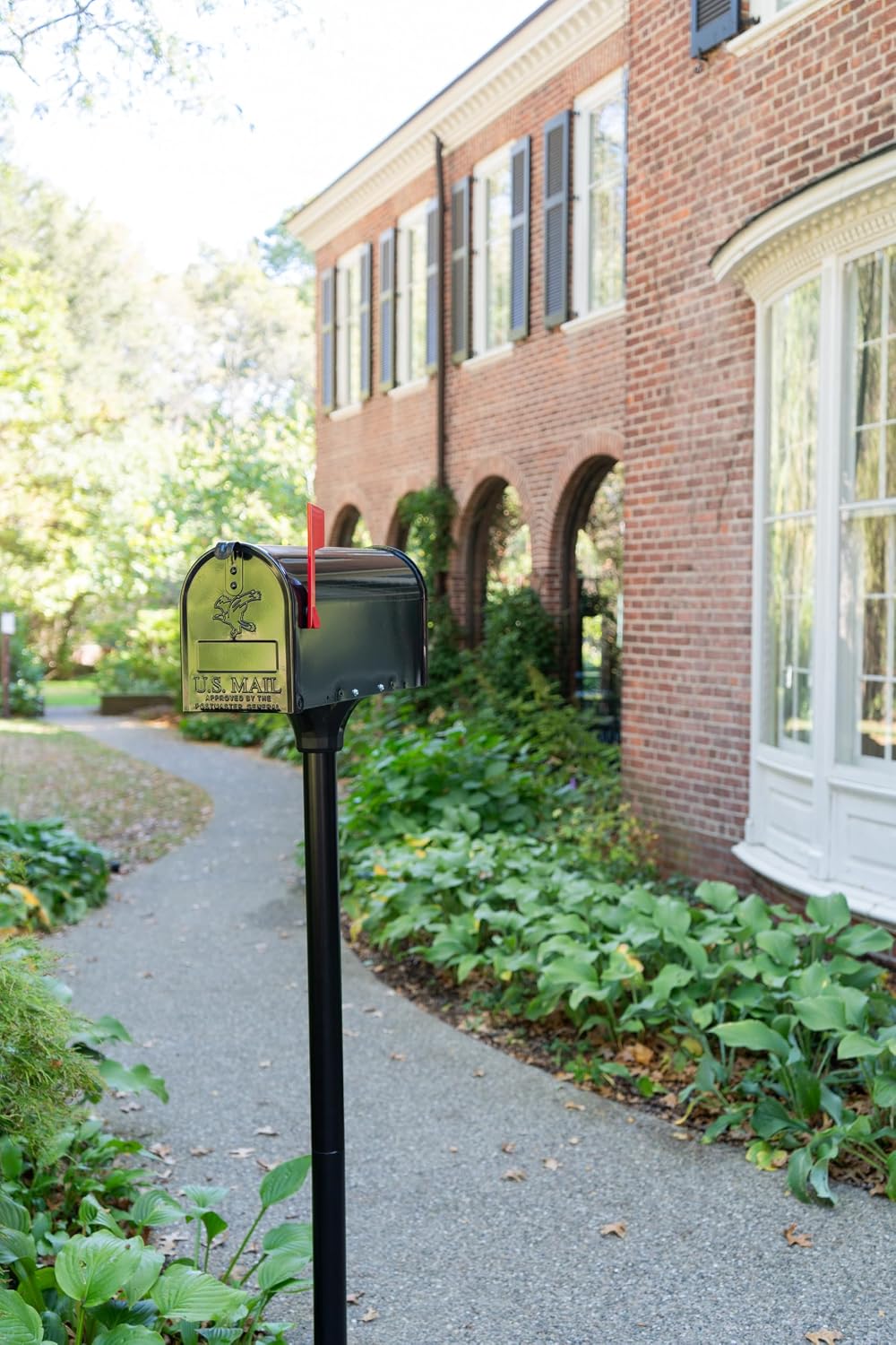 Architectural Mailboxes Coolidge Galvanized Steel Mailbox Post, Compatibility Code F, 7511B-10