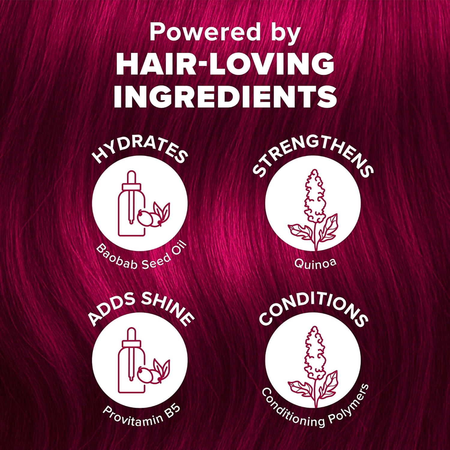 Splat Midnight Magenta Semi Permanent Hair Dye Kit, 1 Application