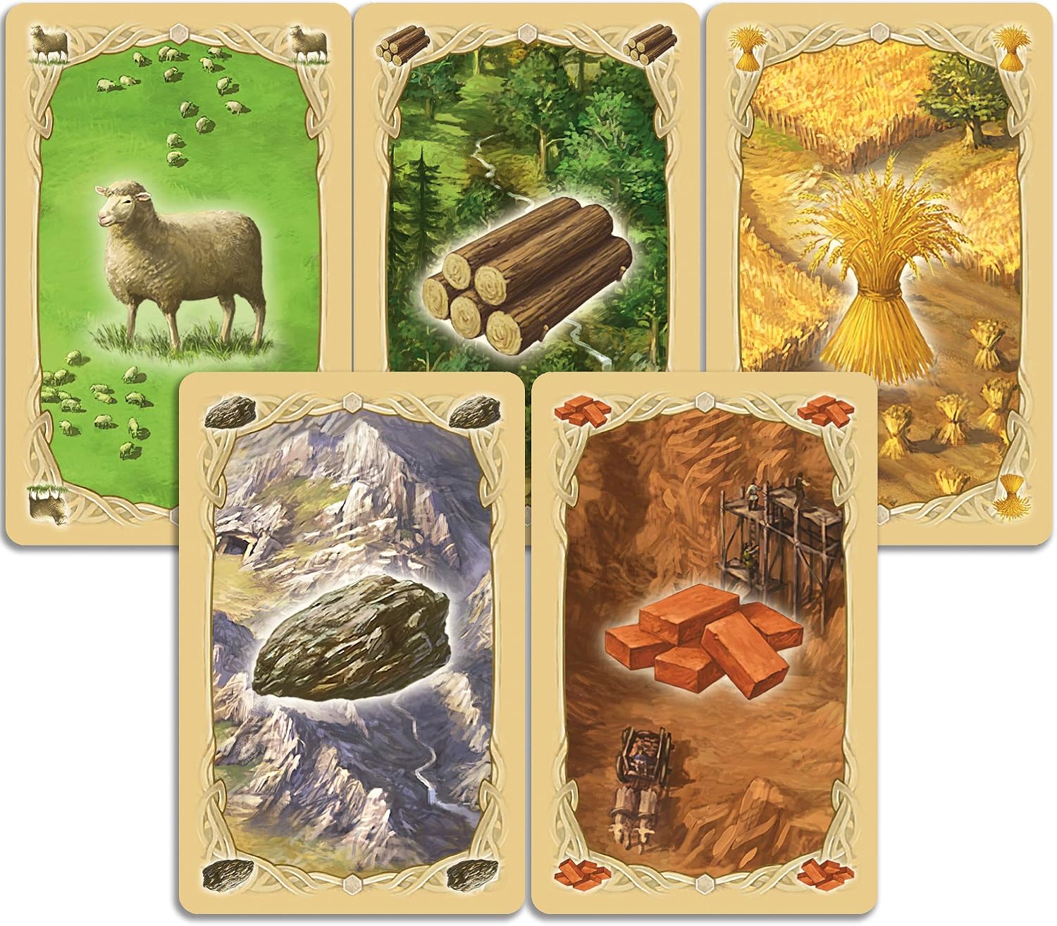 Struggle for CATAN Card Game - Fast-Paced Kingdom Building! Strategy Game, Family Game for Kids & Adults, Ages 8+, 2-4 Players, 30-60 Minute Playtime