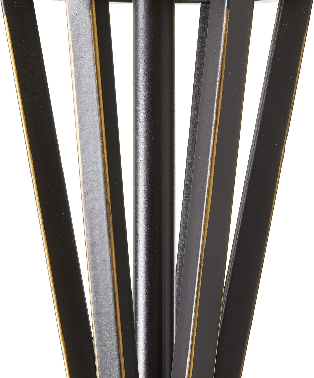 Kenroy Home Harmond 1 Light Art Glass Torchiere with Bronze Finish, Classic Style, 71.5" Height, 14.5" Width, 14.5" Depth