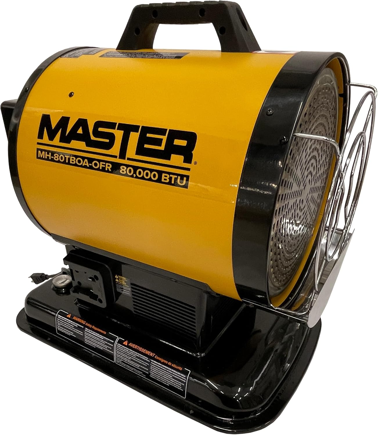 Master 80,000 BTU Kerosene/Diesel Radiant Heater, Portable Forced Air Heater for Indoor, Construction, Shop, Garage, Greenhouse