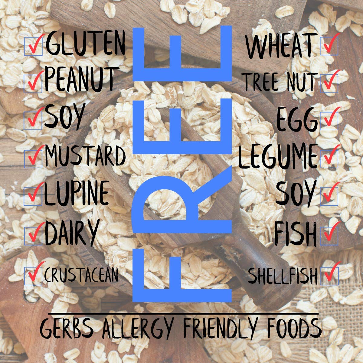 Gerbs Super 5 Seed Granola 2 lbs. | Small Batch, No Additives | Crunchy 5-Seed Blend: Pumpkin, Sunflower, Chia, Hemp & Flax | Top 14 Allergen-Free