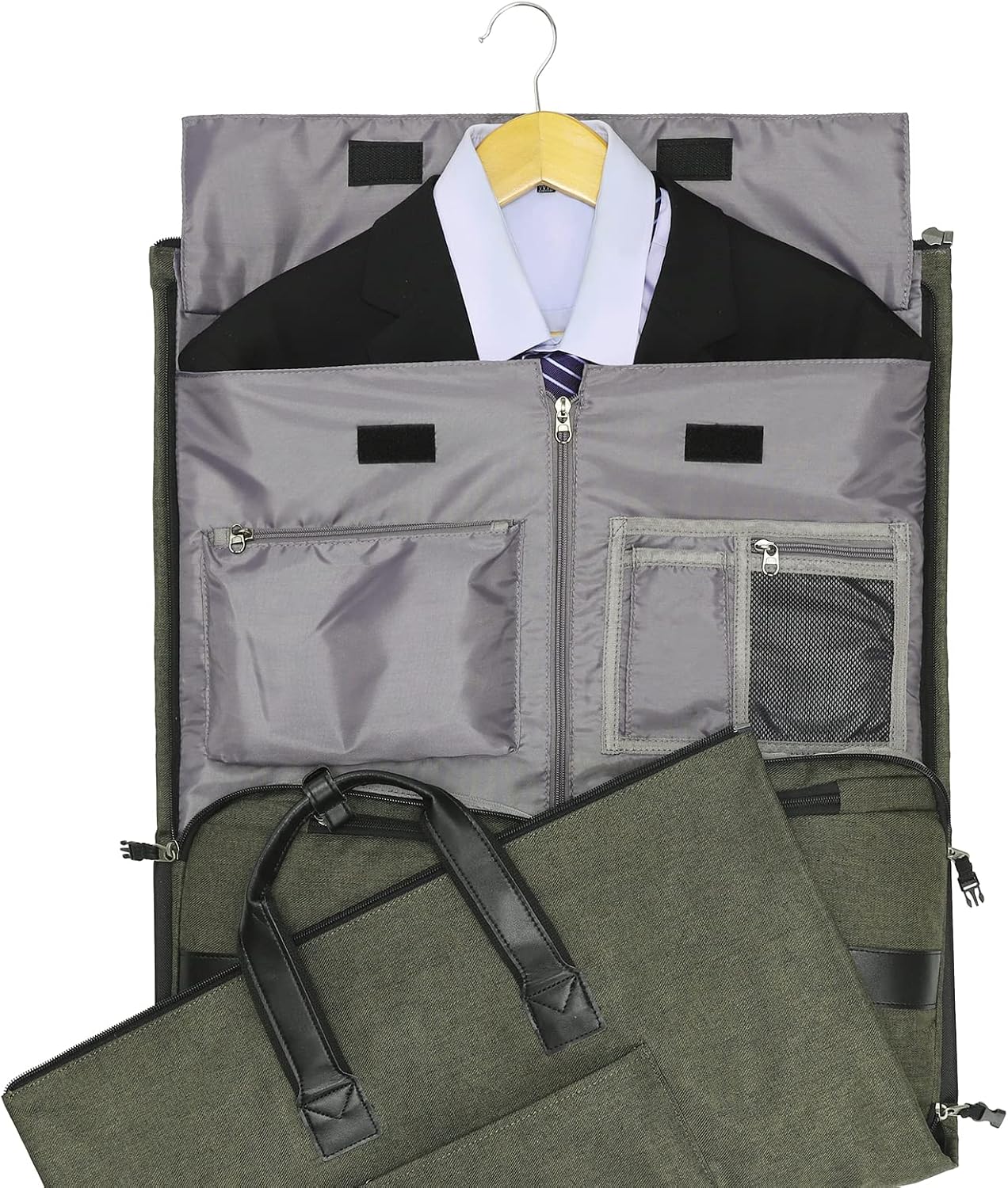Garment Bags for Travel, 45L Carry on Convertible Garment Duffle bag
