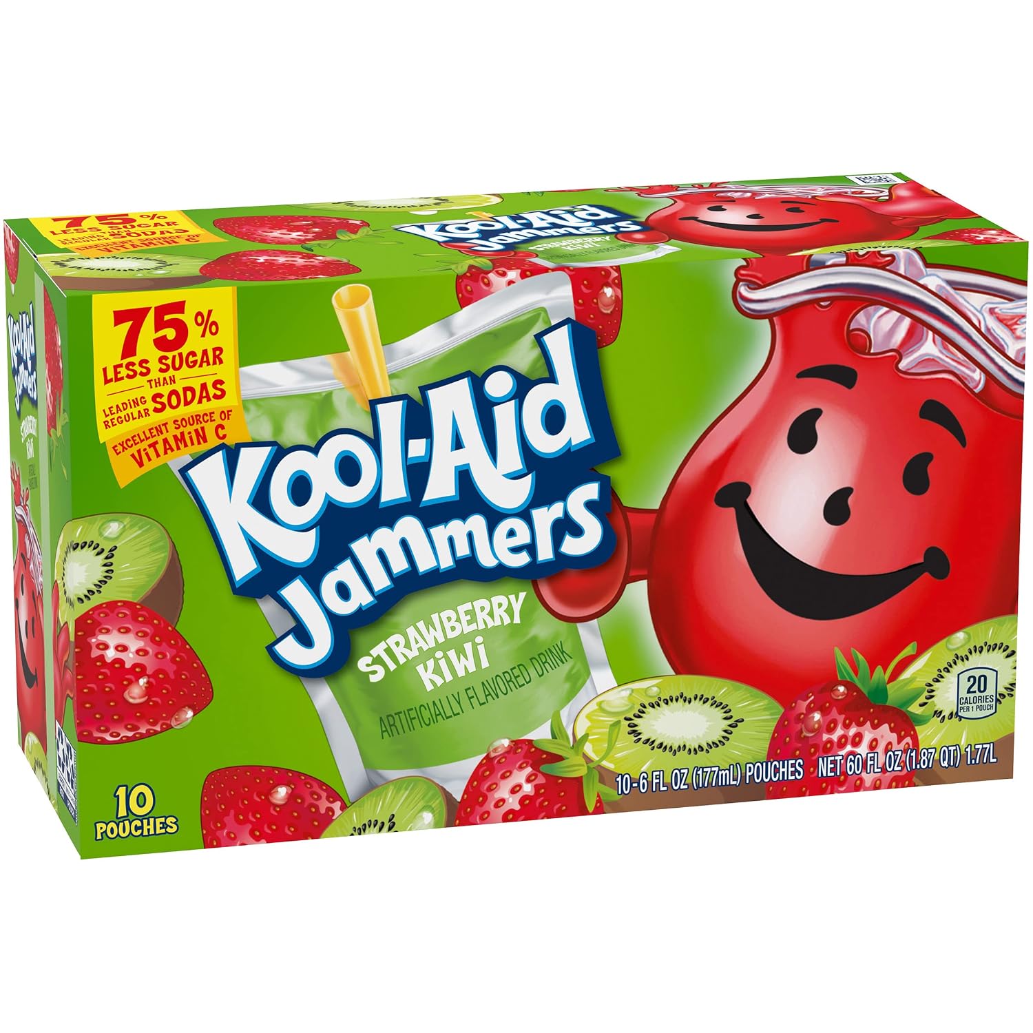 Kool-Aid Juice Drink, 40 ct Pack, Grape Flavored, 4 Boxes of 10 Pouches