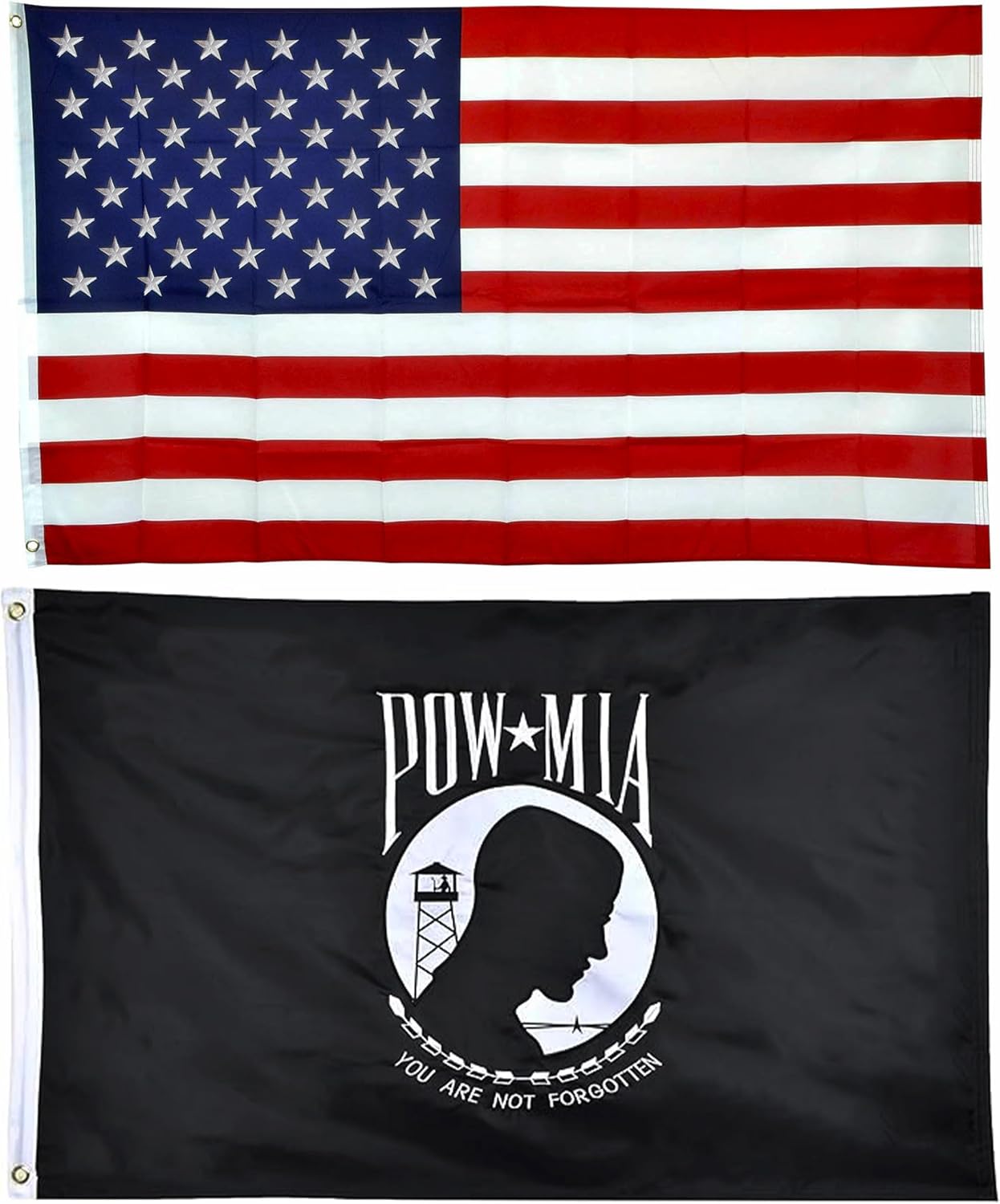 Shop72 American Flag 5x8 Ft, Allegiance to USA, American Flags for Outside, Our Allegiance To Freedom, This Garden Banner Made Heavy Duty to work outside as well, Bandera De Estados Unidos