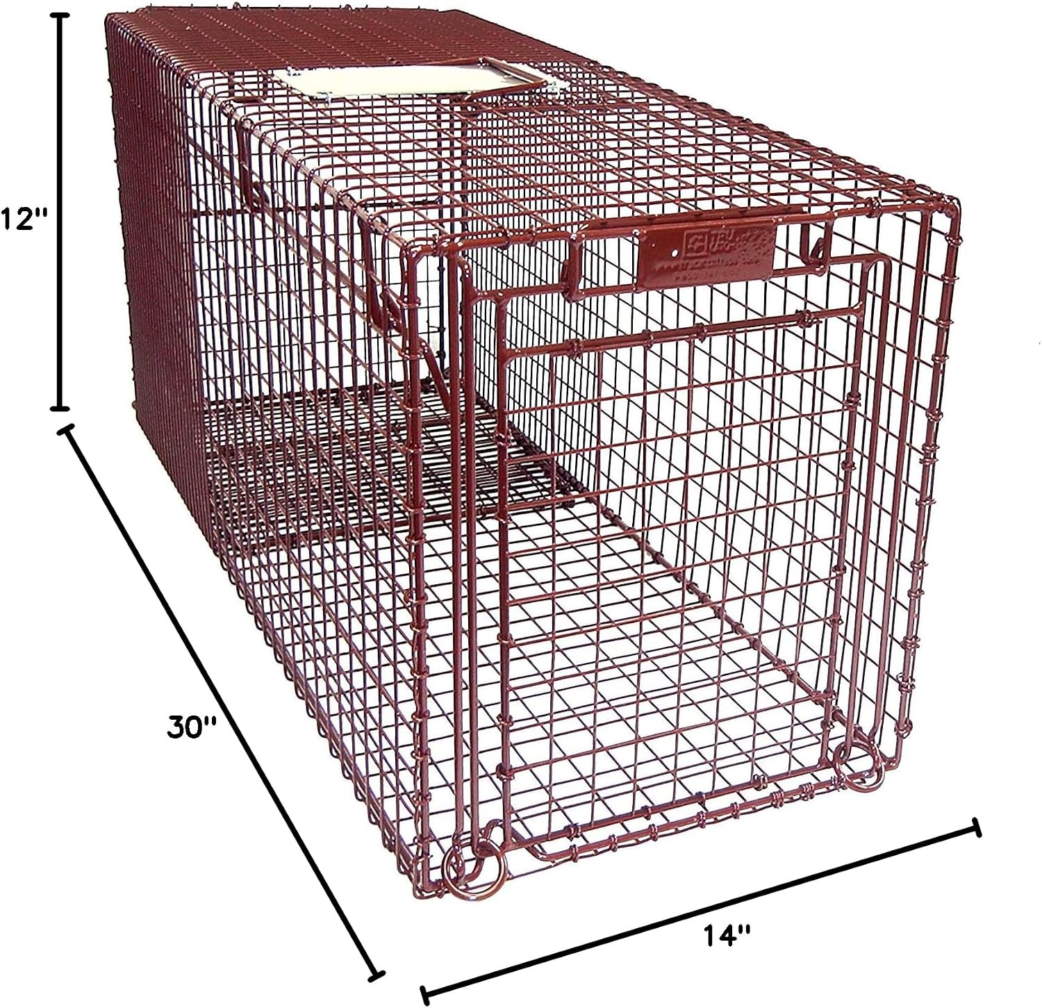 Tru Catch 30FCD Fat Cat Humane Live Animal Trap - Easy & Safe Catch & Release Animal Trap for Cats, Rabbits