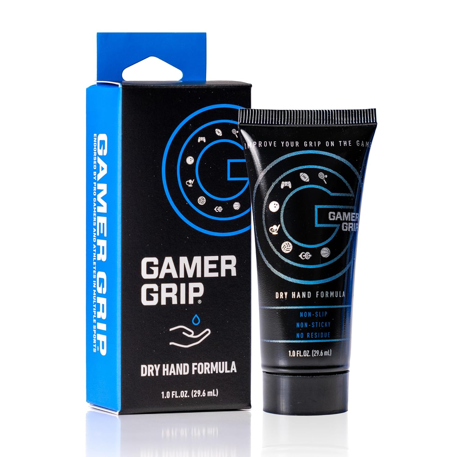 Gamer Grip Gaming Cream for Sweaty Hands | Chalk-Free Liquid Formula, Improve Performance, Control & Precision, Made in USA