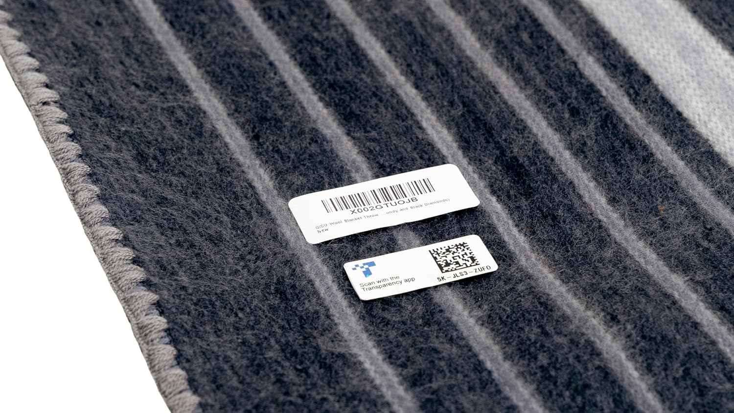 QISU Alpaca Wool Blanket Throw | Large, Beautiful, Warm, Variegated | 85 x 65 inches | Ultra-Soft, Hypoallergenic and Breathable | Non-Itchy or Scratchy Fabric (Green Variegated)